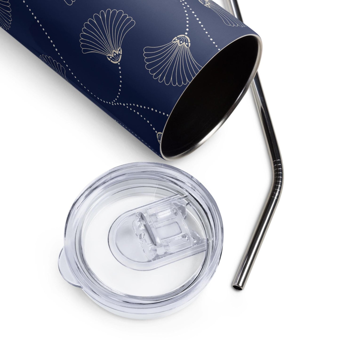 Mug isotherme inox - Design Floral - Gobelet en Acier Inoxydable – Mug de Voyage Durable, Étanche, Élégant - Boissons Chaudes et Froides