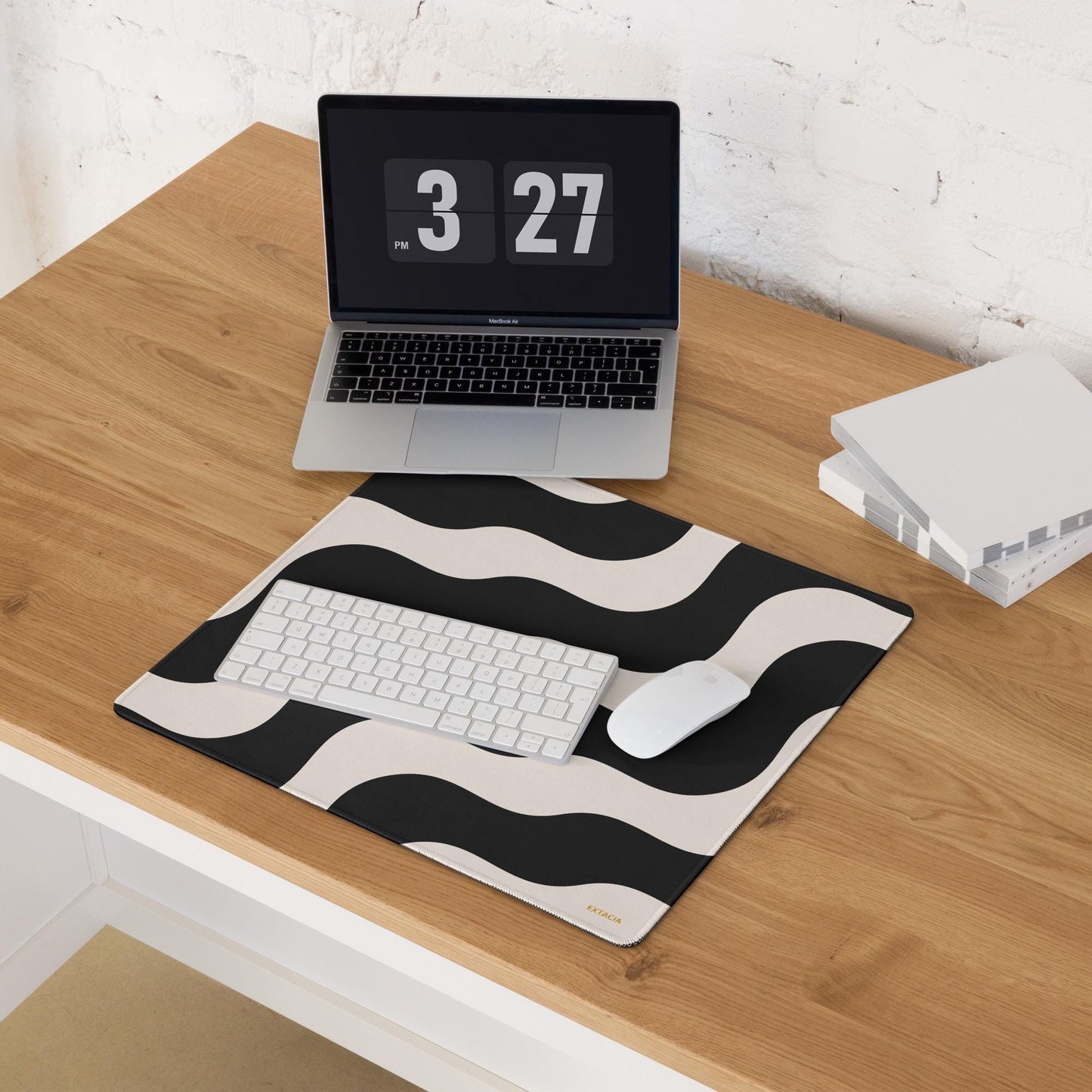 Tapis de Souris Gaming XXL - design minimaliste - surface lisse, base antidérapante, grand format, confortable, durable - Accessoire bureau
