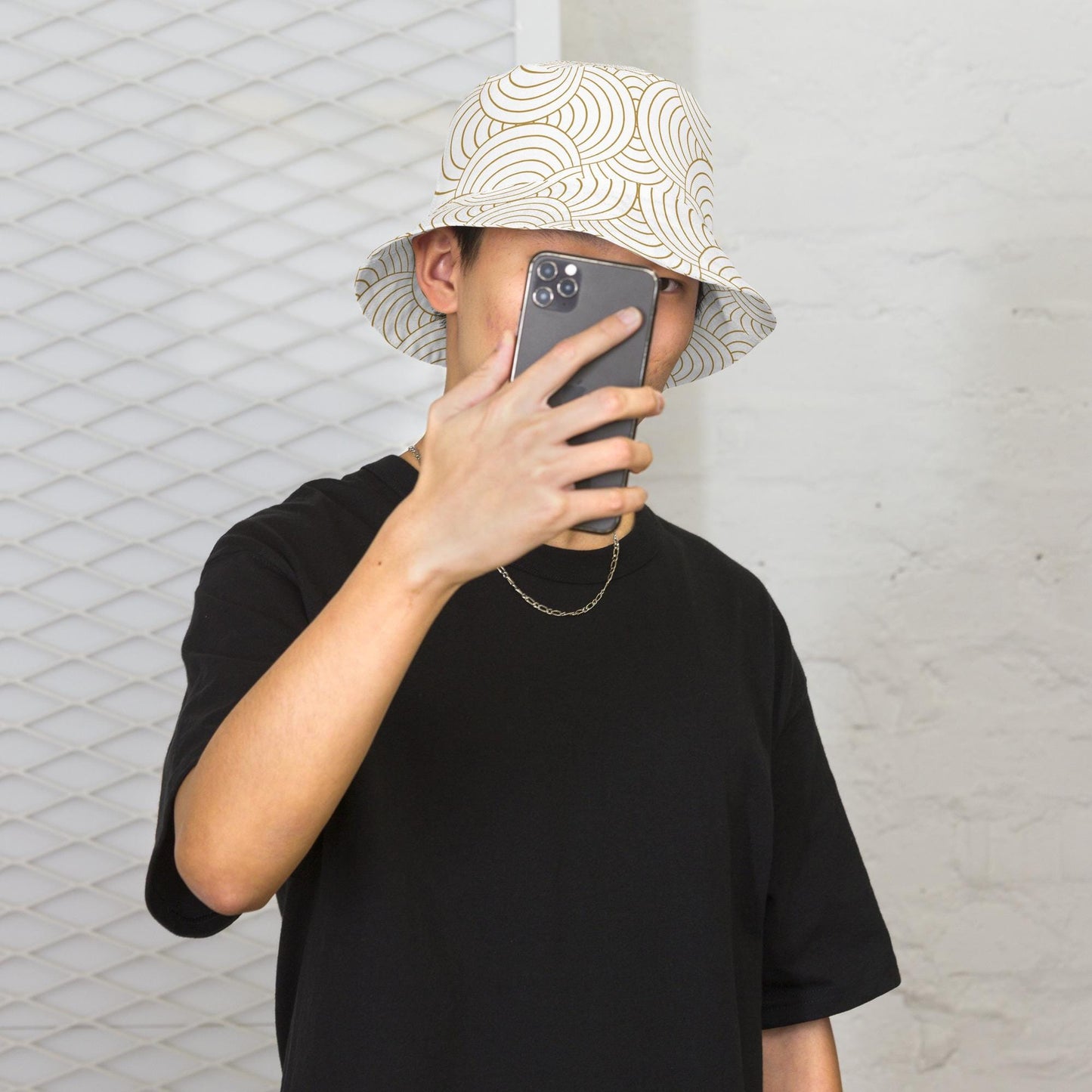 Bob Réversible Unisexe – Chapeau Minimaliste - Stylé léger, accessoire mode d’été pour adultes, Streetwear, cadeau - Design Graphique