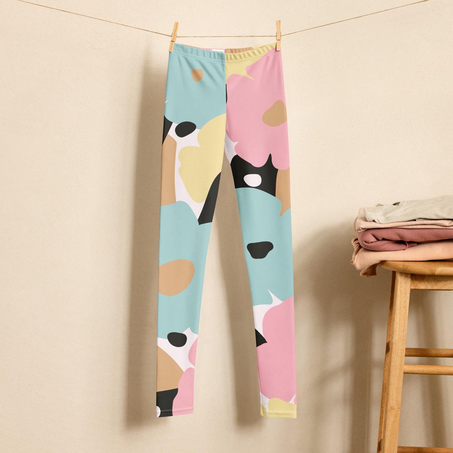 Leggings pour fille ado – pantalon de sport confortable et stretch pour yoga, gym et danse, sport, ballet, école, cadeau - legging