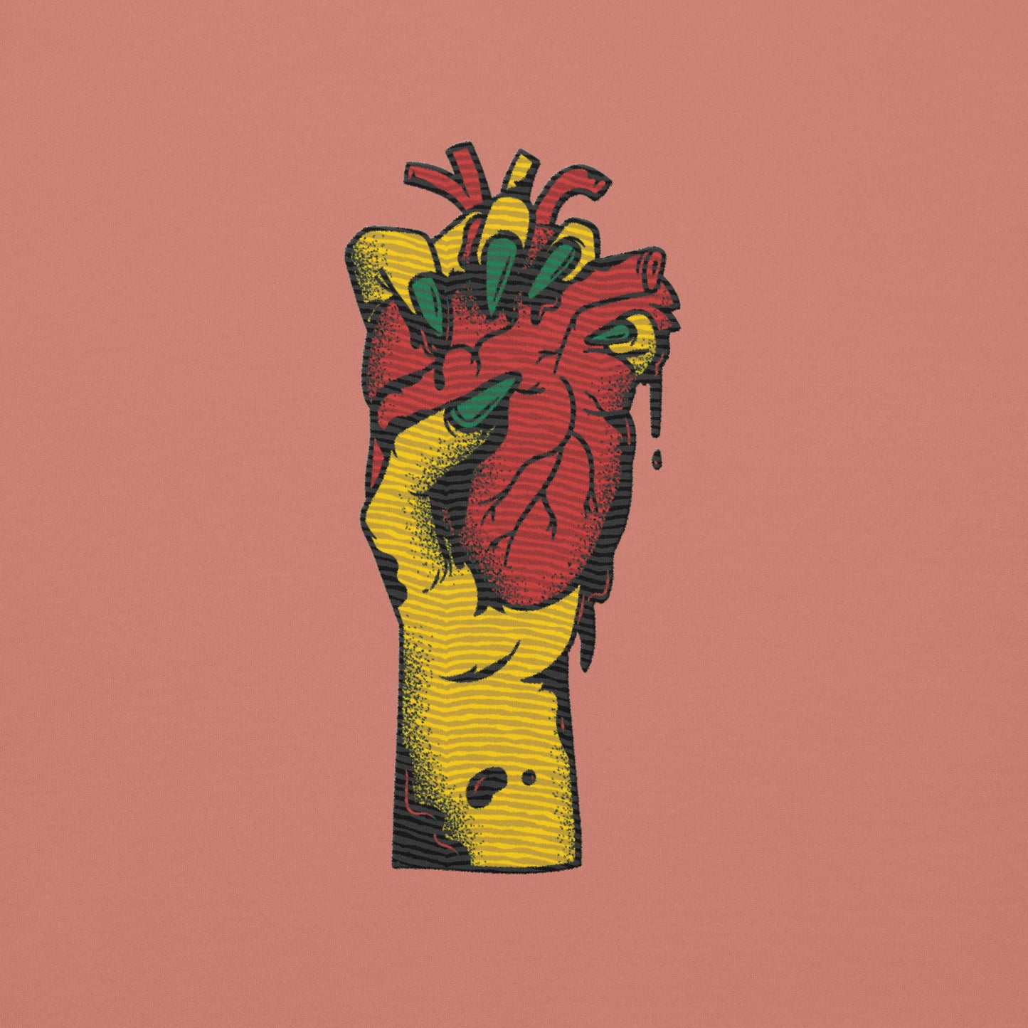 Sweat à capuche pour homme – 100% coton, doux et confortable, motif brodé – Coeur Déjà Pris