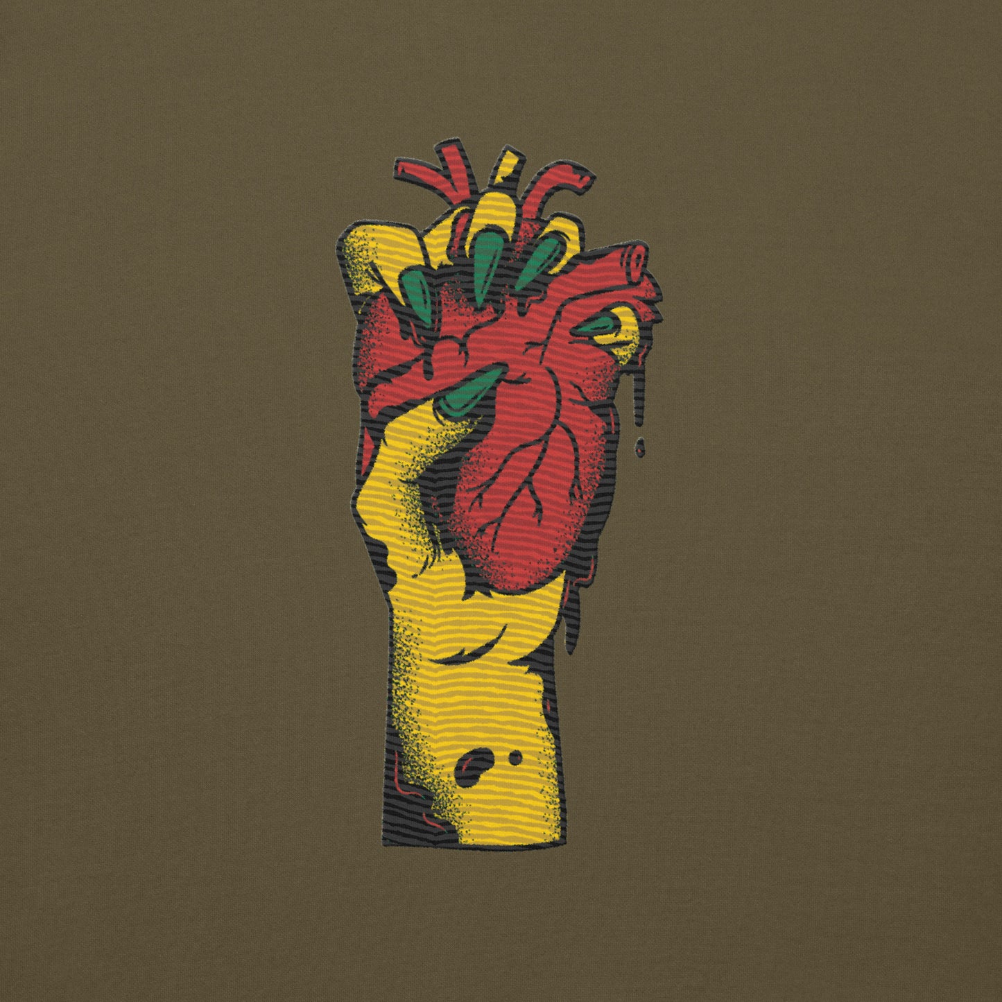 Sweat à capuche pour homme – 100% coton, doux et confortable, motif brodé – Coeur Déjà Pris