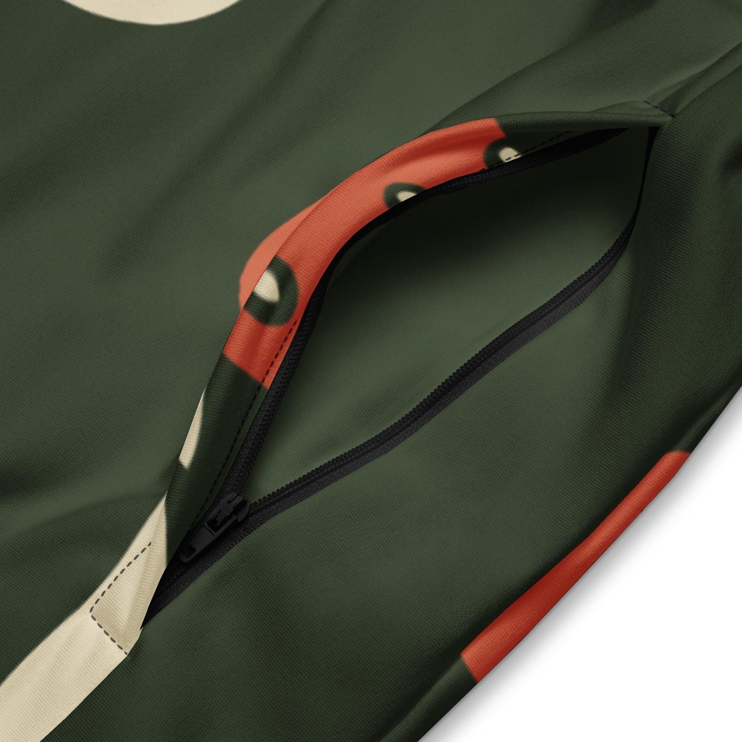 Veste de survêtement pour homme - Vert, imprimé – Zippée, légère et respirante – Minimaliste