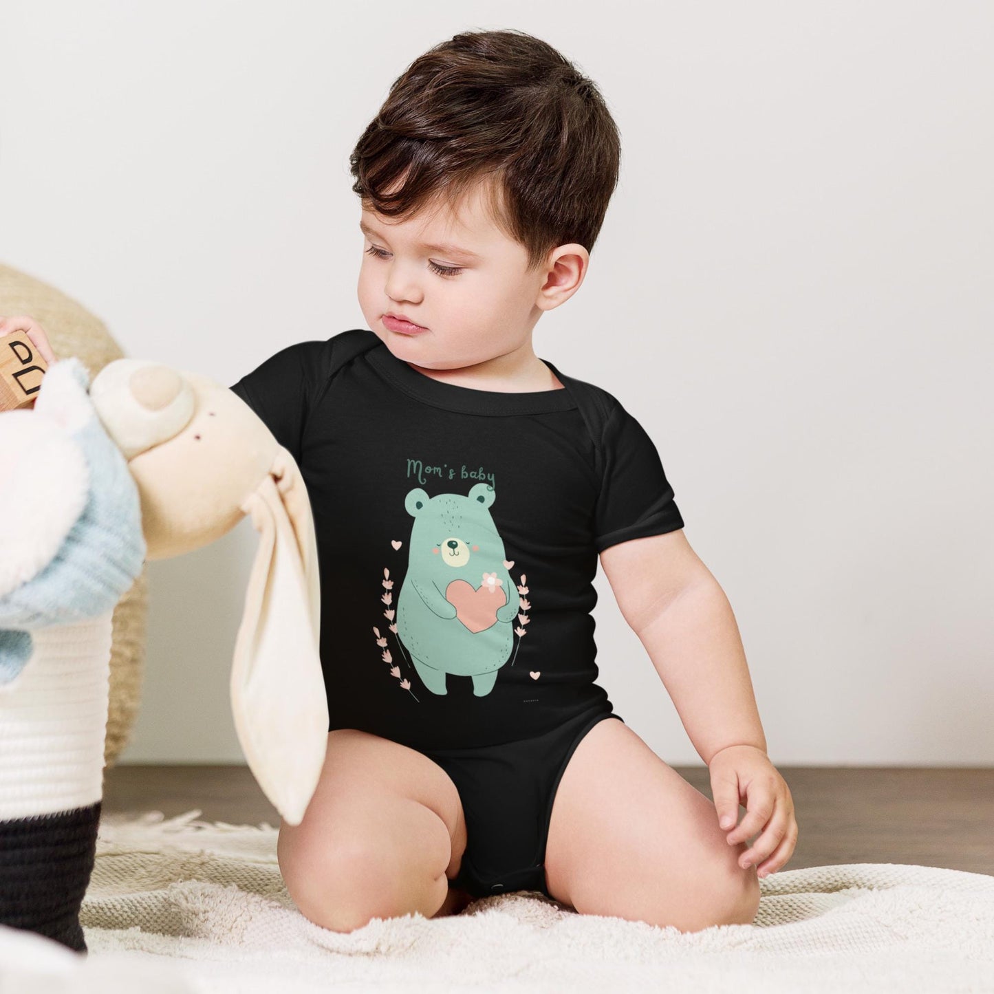 Body Bébé Unisexe 100 % Coton Doux - Manches Courtes et boutons-pression - Personnalisable – Confort et Style pour les Tout-Petits, cadeau
