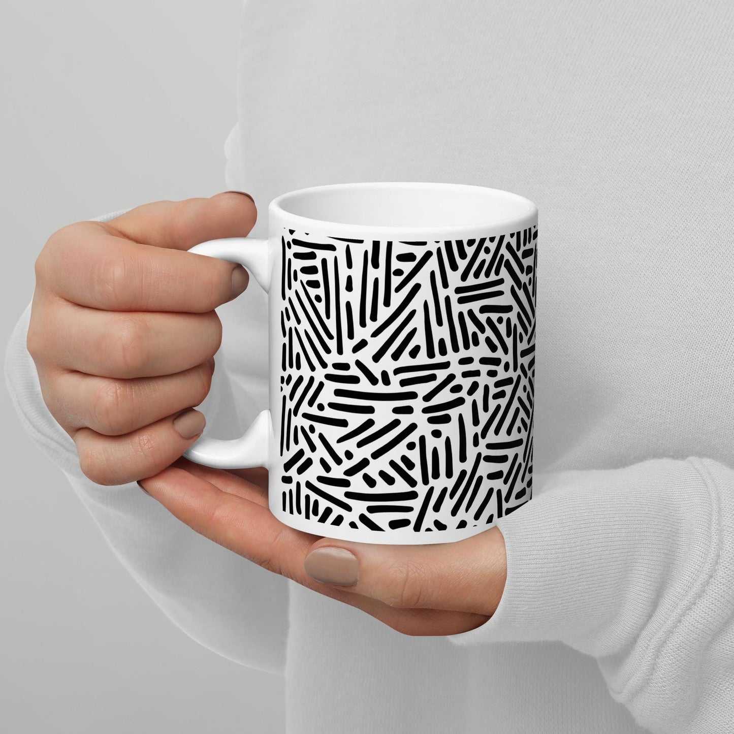 Mug en Céramique – 11, 15 et 20 oz - Tasse Design et Élégante - Design Graphique - Personnalisable - cadeau, bureau, déco cuisine