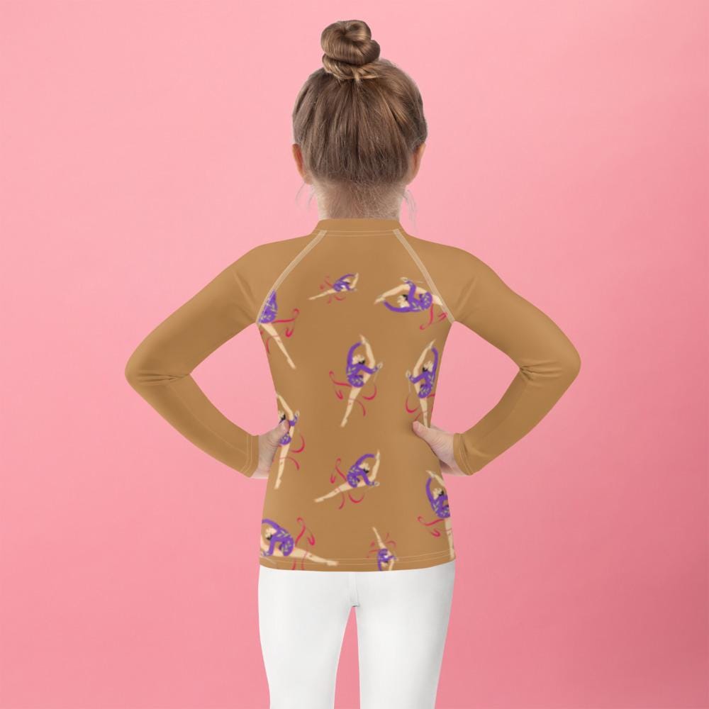 Rash Guard – T-Shirt de Compression pour Bébé et Petite Fille, Séchage Rapide et Protection UV - Natation, nage, Sport, Surf, gymnastique