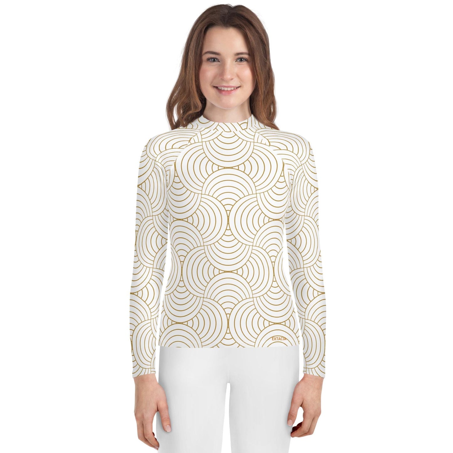 Rash Guard Fille Adolescente – T-Shirt de Compression Anti-UV, Séchage Rapide – cadeau, anniversaire - Sport, Natation et Surf, Gymnastique