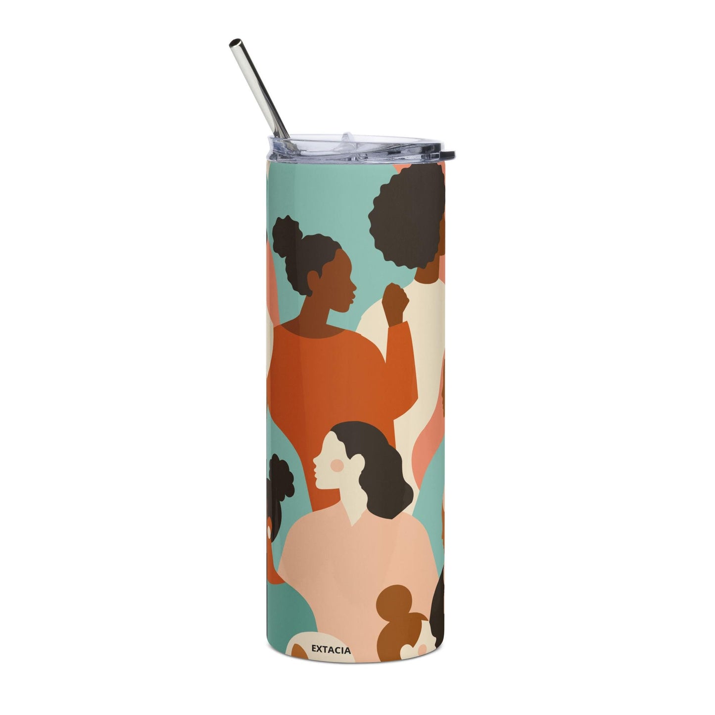 Mug isotherme inox - Gobelet en Acier Inoxydable – Design des Silhouettes Feminines, des Femmes - Mug de Voyage Durable, Étanche - Boissons