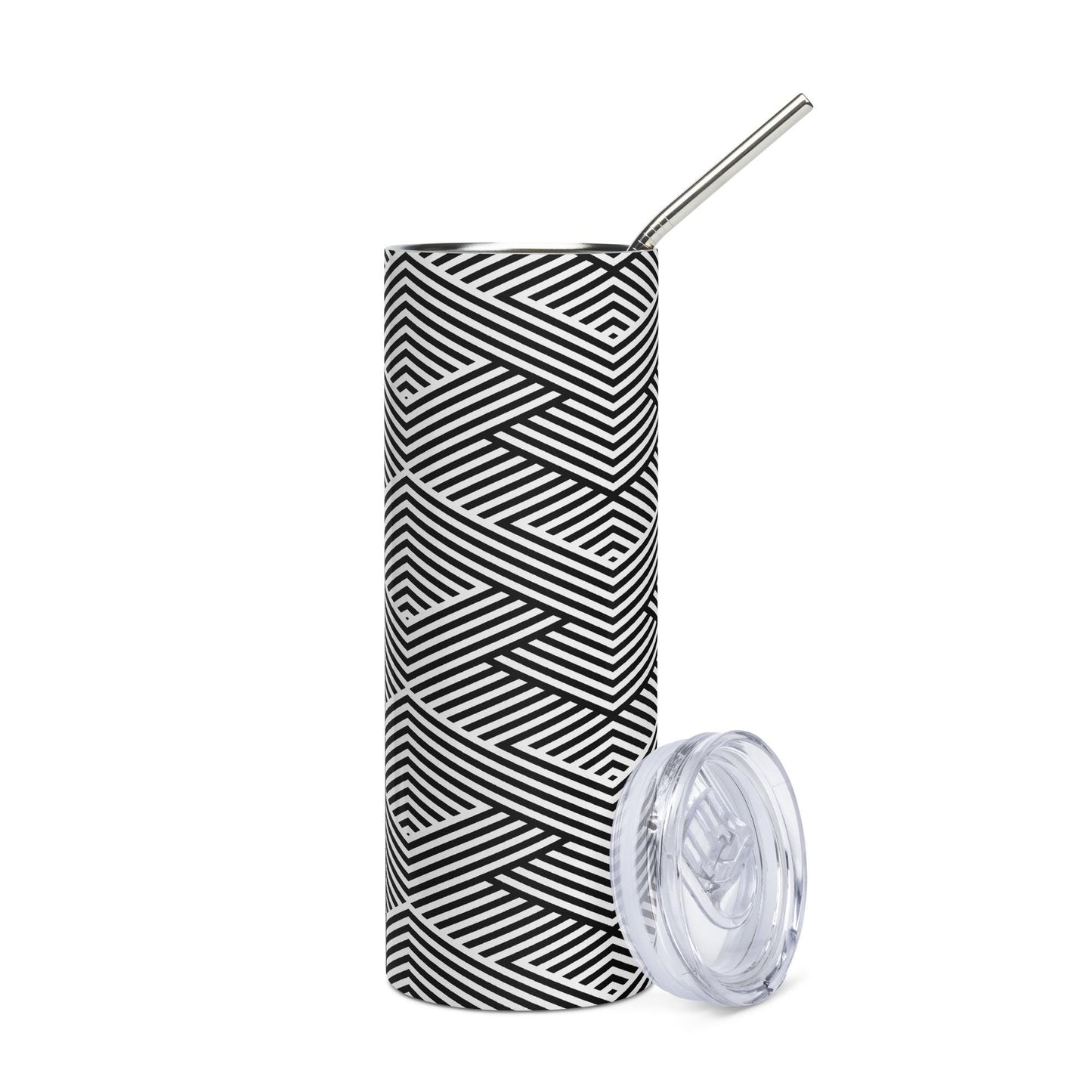 Mug isotherme inox - Design Graphique - Gobelet Acier Inoxydable â Mug de Voyage Durable, Ătanche, ĂlĂ©gant - Boisson Chaude et Froide, CafĂ©