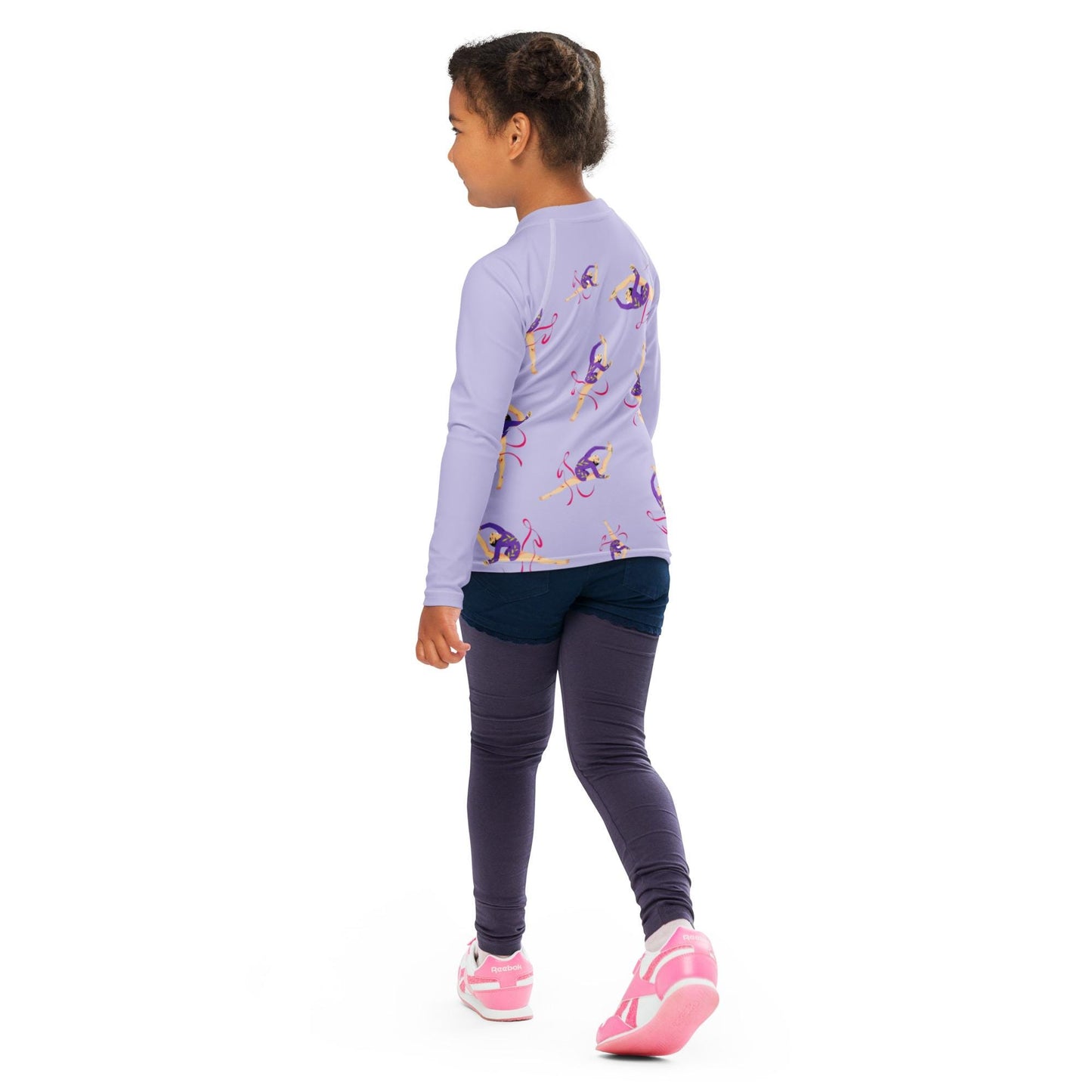 Rash Guard – T-Shirt de Compression pour Bébé et Petite Fille, Séchage Rapide et Protection UV - Natation, nage, Sport, Surf, gymnastique