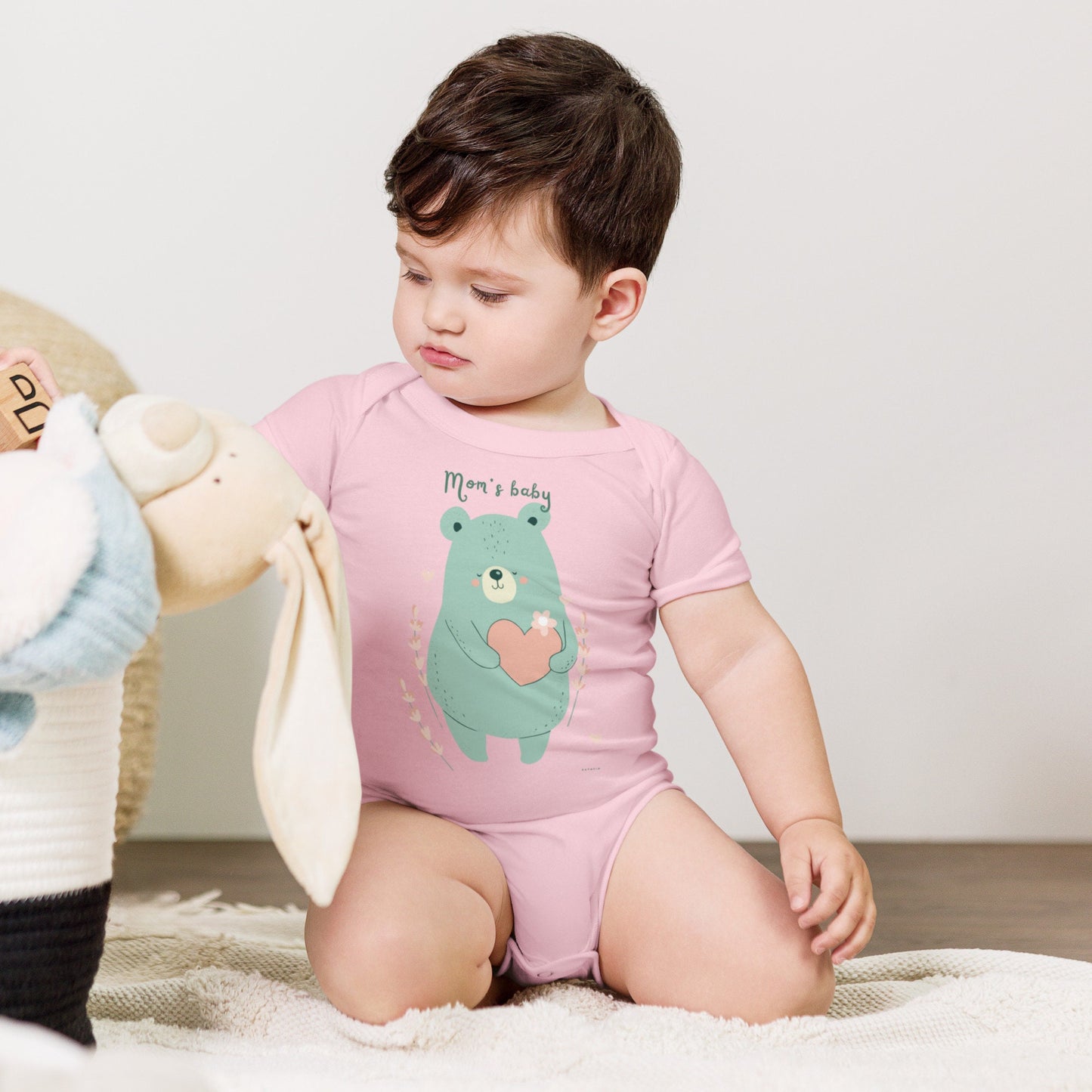 Body Bébé Unisexe 100 % Coton Doux - Manches Courtes et boutons-pression - Personnalisable – Confort et Style pour les Tout-Petits, cadeau