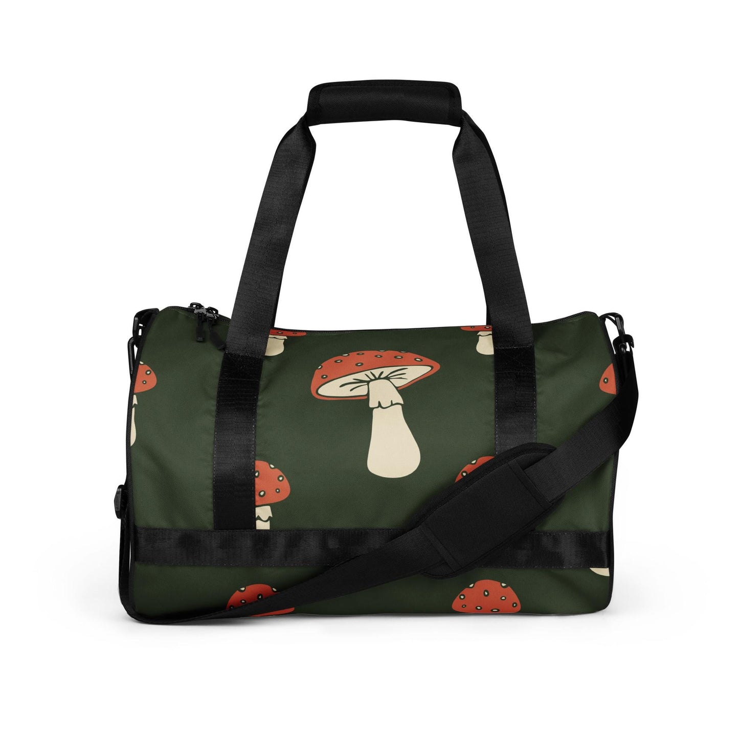 Sac de sport - Sac de Voyage – Léger, Résistant et Spacieux, Idéal pour Gym, Weekends ou Voyages - cadeau - Design Minimaliste Champignons