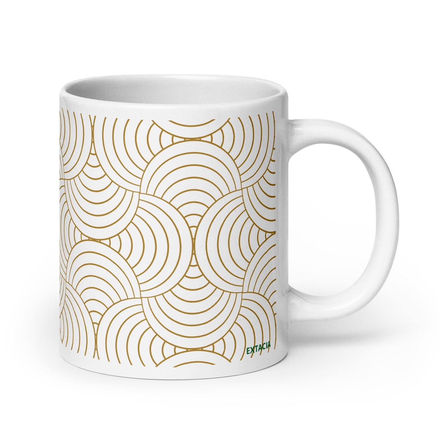 Mug en Céramique – 11, 15 et 20 oz - Tasse Design et Élégante - Design Graphique - Personnalisable - cadeau, bureau, déco cuisine
