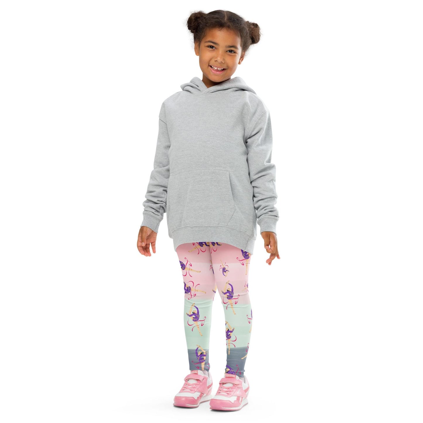Leggings Bébé et Petite Fille - Confortable, Doux et Extensible - quotidien, sport, urbain, école, cadeau – Design Danseuse Gymnaste