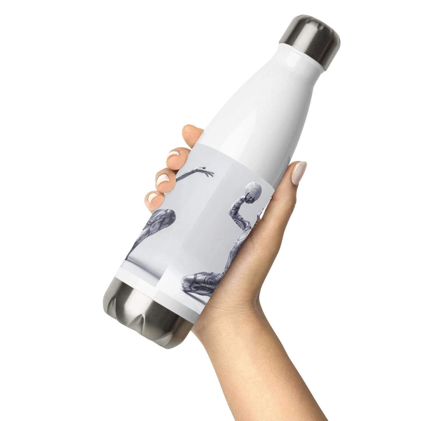 Bouteille en Inox - Gourde Étanche Isotherme en Acier Inoxydable – Design Danseuse Gymnaste - Durable – Bureau, Sport, Camping Randonnée