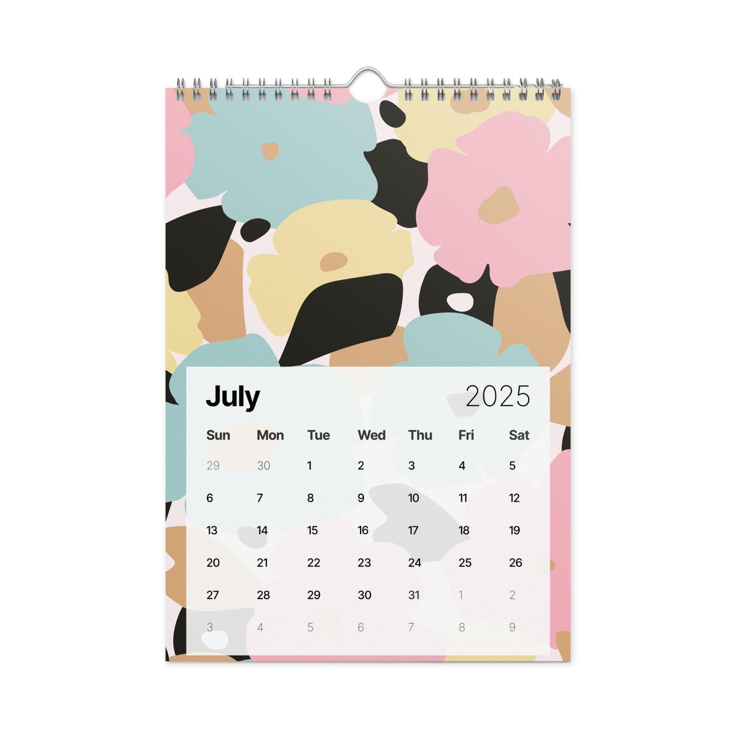 Calendrier Mural Personnalisable – imprimé simple et/ou personnalisé - cadeau romantique, anniversaire, famille, fête des mères, pères