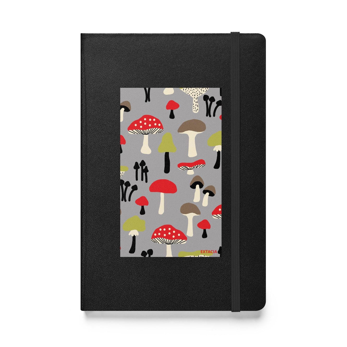 Carnet Journal à Couverture Rigide avec illustration Champignons - Notebook pour écriture dessin organisation, papeterie créative - cadeau