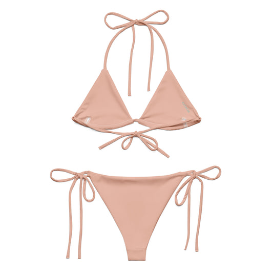 extaciafrance - extacia - Bikini deux pièces, recyclé pour femme – rose saumon – Eco-responsable, confortable séchage rapide 1