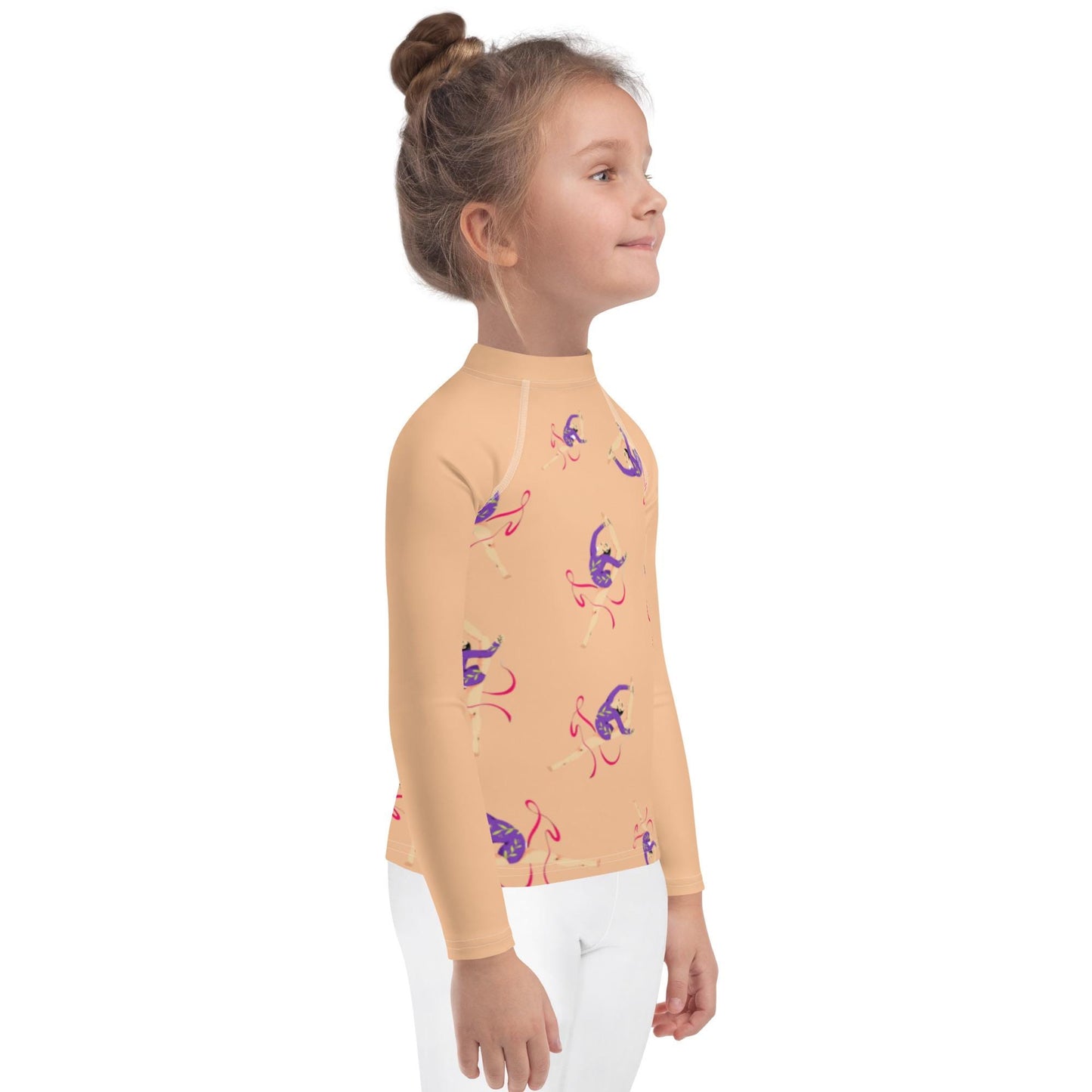 Rash Guard – T-Shirt de Compression pour Bébé et Petite Fille, Séchage Rapide et Protection UV - Natation, nage, Sport, Surf, gymnastique