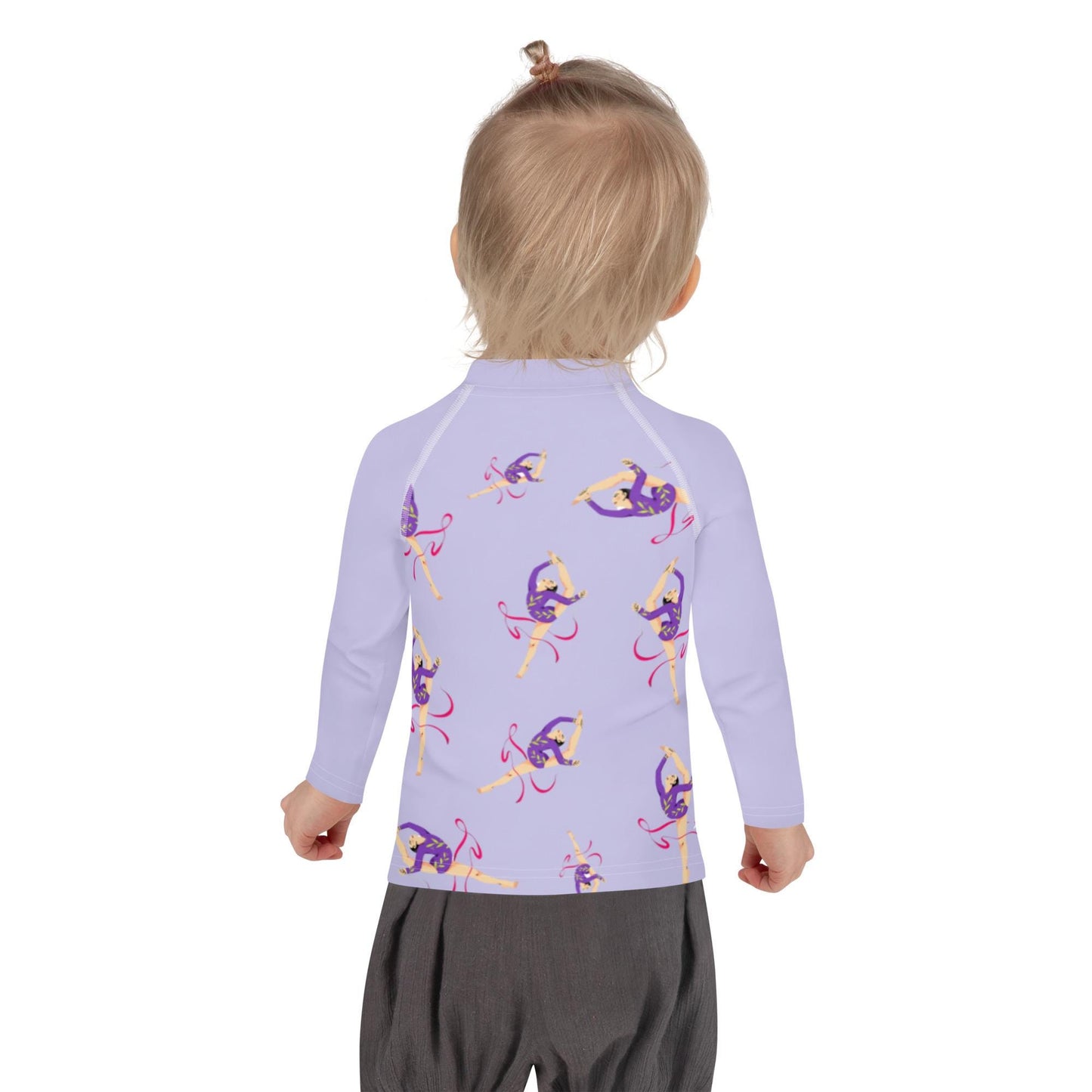 Rash Guard – T-Shirt de Compression pour Bébé et Petite Fille, Séchage Rapide et Protection UV - Natation, nage, Sport, Surf, gymnastique