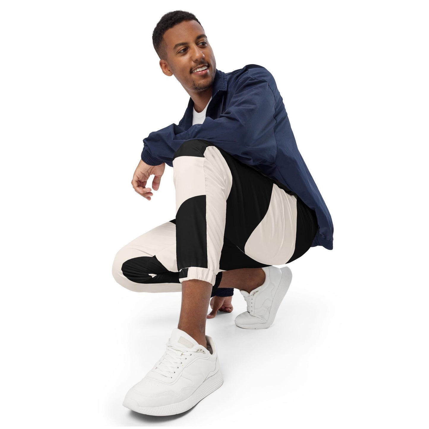 Pantalon de Survêtement pour Homme – Design Minimaliste Graphique, Streetstyle - Confortable - Sport, Détente, entraînement
