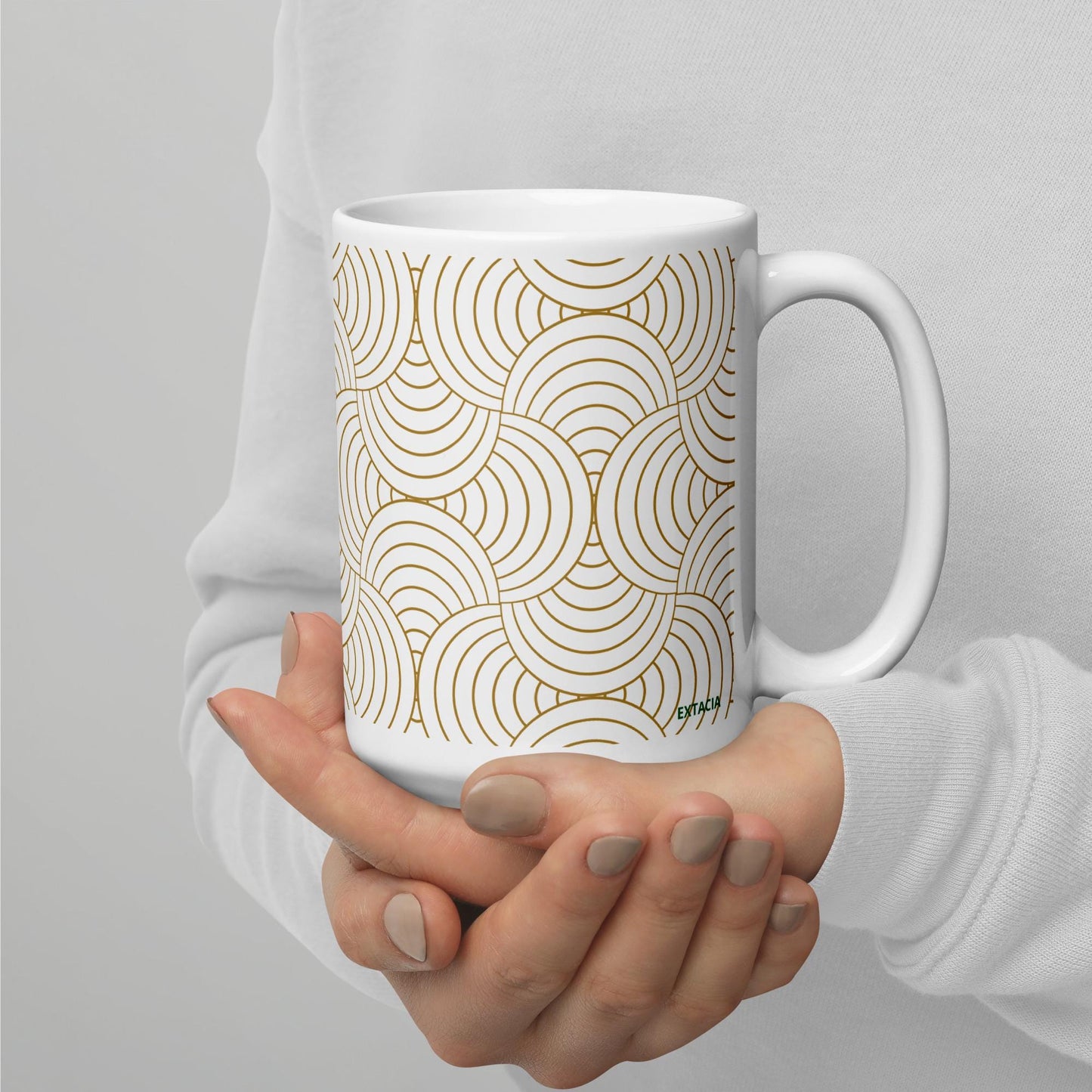 Mug en Céramique – 11, 15 et 20 oz - Tasse Design et Élégante - Design Graphique - Personnalisable - cadeau, bureau, déco cuisine