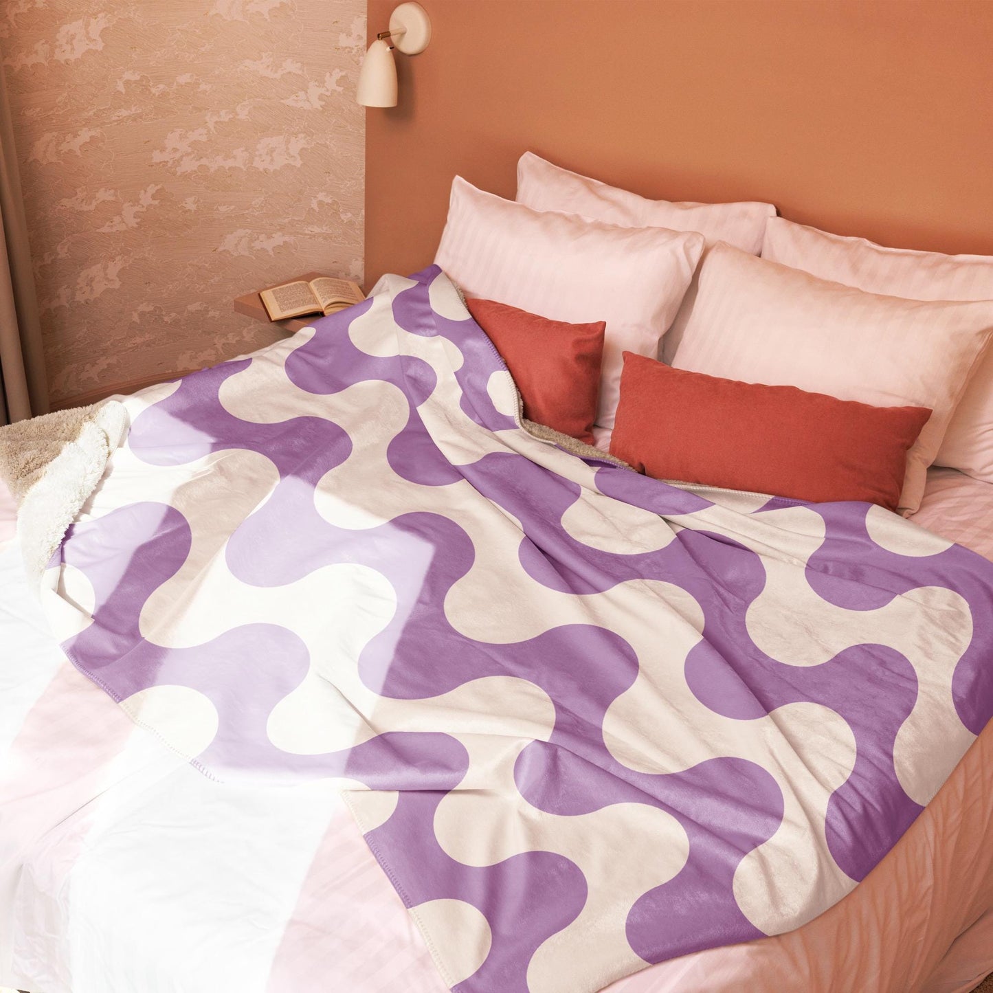 Plaid Doux en Sherpa – Couverture Chaude et Confortable - Salon, Canapé, Lit, décoration maison, cadeau, Noël, anniversaire, chambre