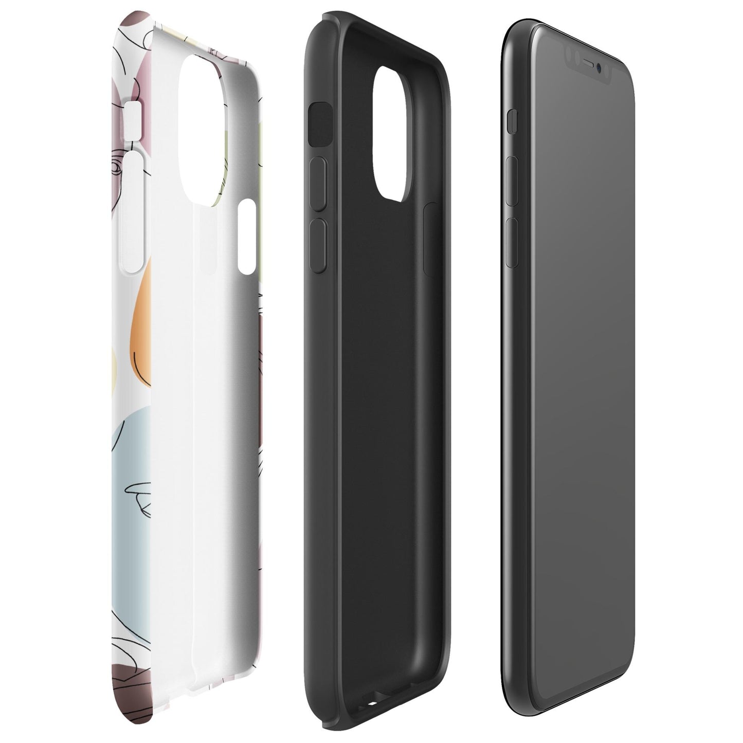 Coque d'iPhone® rigide à Double Couche – Protection Anti-Choc et Élégante, Compatible avec Plusieurs Modèles - cadeau, anniversaire, noël