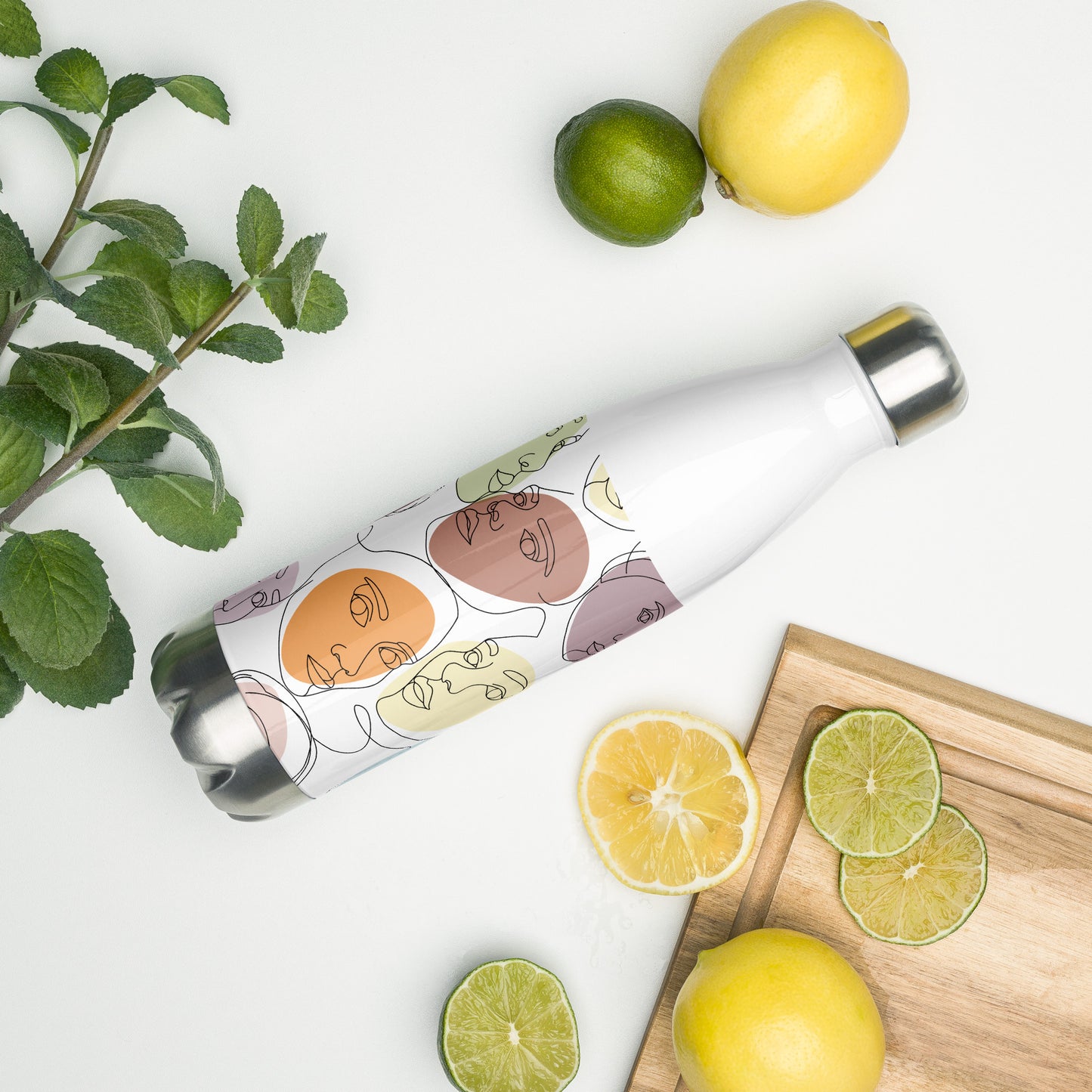 Gourde Inox – Bouteille Étanche, isotherme et durable en acier inoxydable – Calligraphie