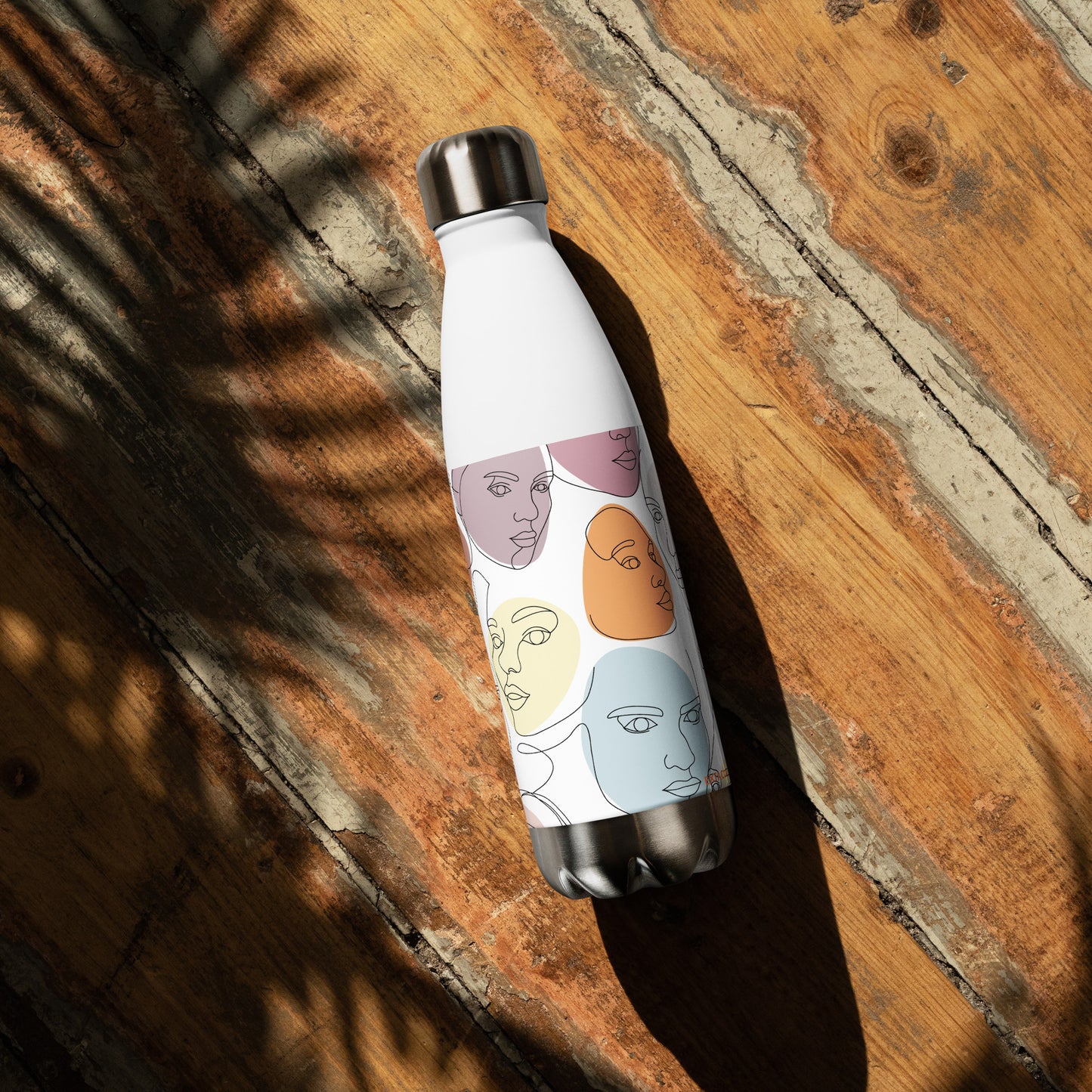 Gourde Inox – Bouteille Étanche, isotherme et durable en acier inoxydable – Calligraphie