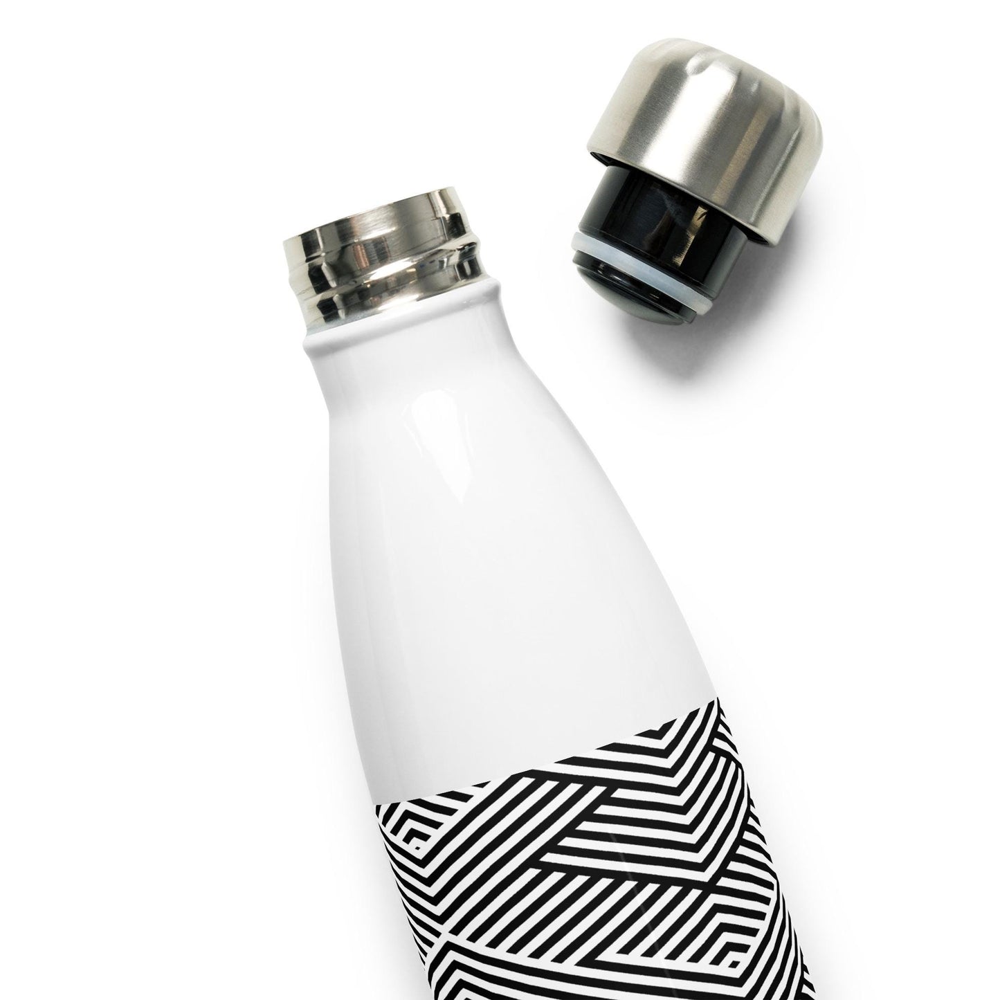 Bouteille en Inox - Gourde Étanche Isotherme en Acier Inoxydable – Design Graphique - Durable – Bureau, Sport, Camping Randonnée cadeau