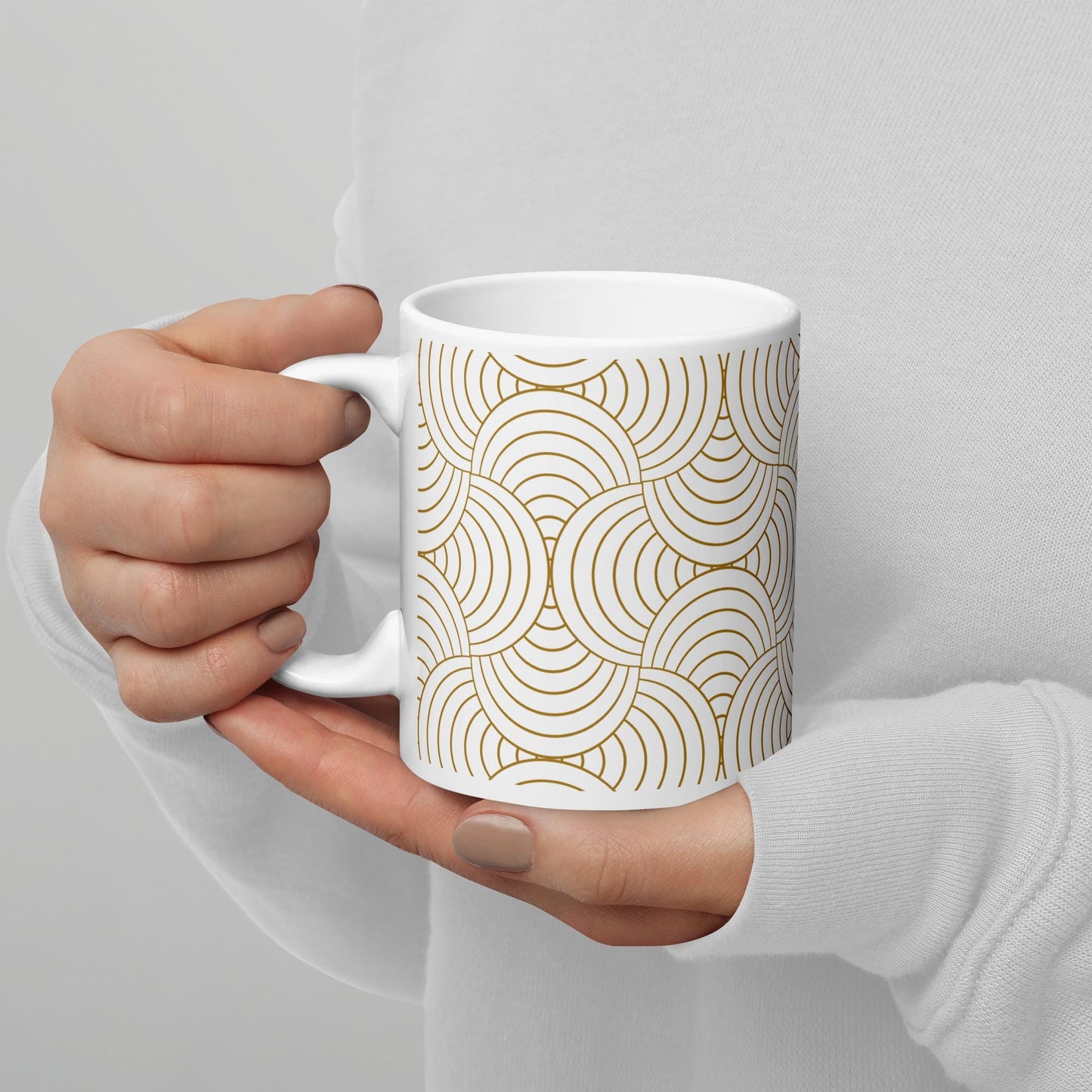 Mug en Céramique – 11, 15 et 20 oz - Tasse Design et Élégante -  Design Graphique - Personnalisable - cadeau, bureau, déco cuisine