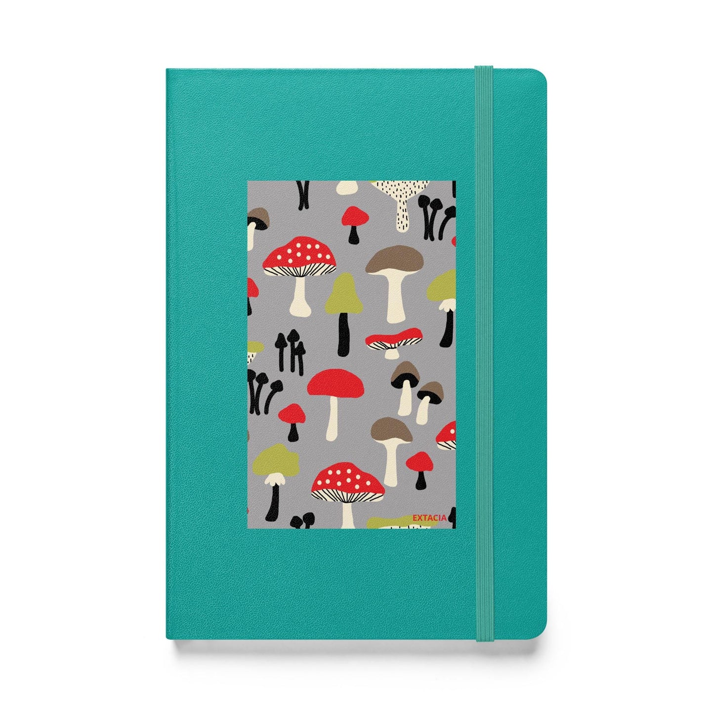 Carnet Journal à Couverture Rigide avec illustration Champignons - Notebook pour écriture dessin organisation, papeterie créative - cadeau
