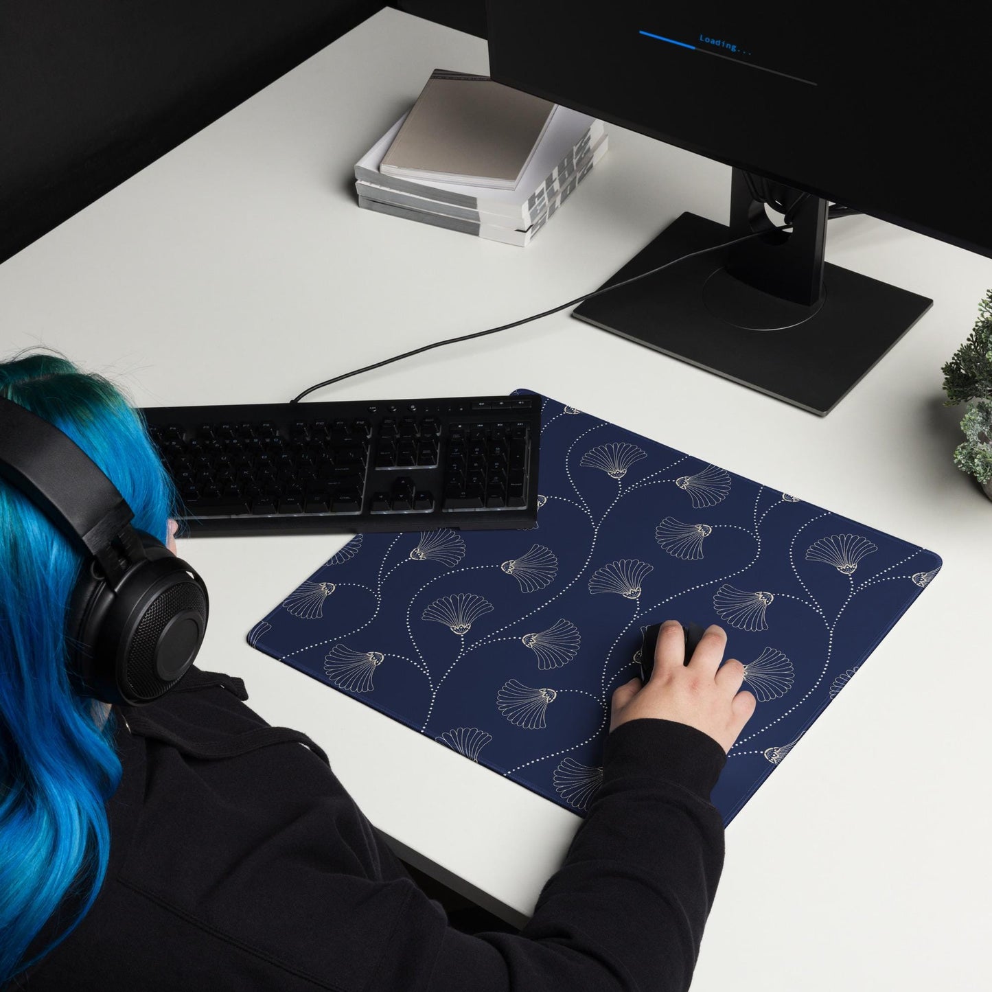 Tapis de Souris Gaming XXL - design minimaliste - surface lisse, base antidérapante, grand format, confortable, durable - Accessoire bureau