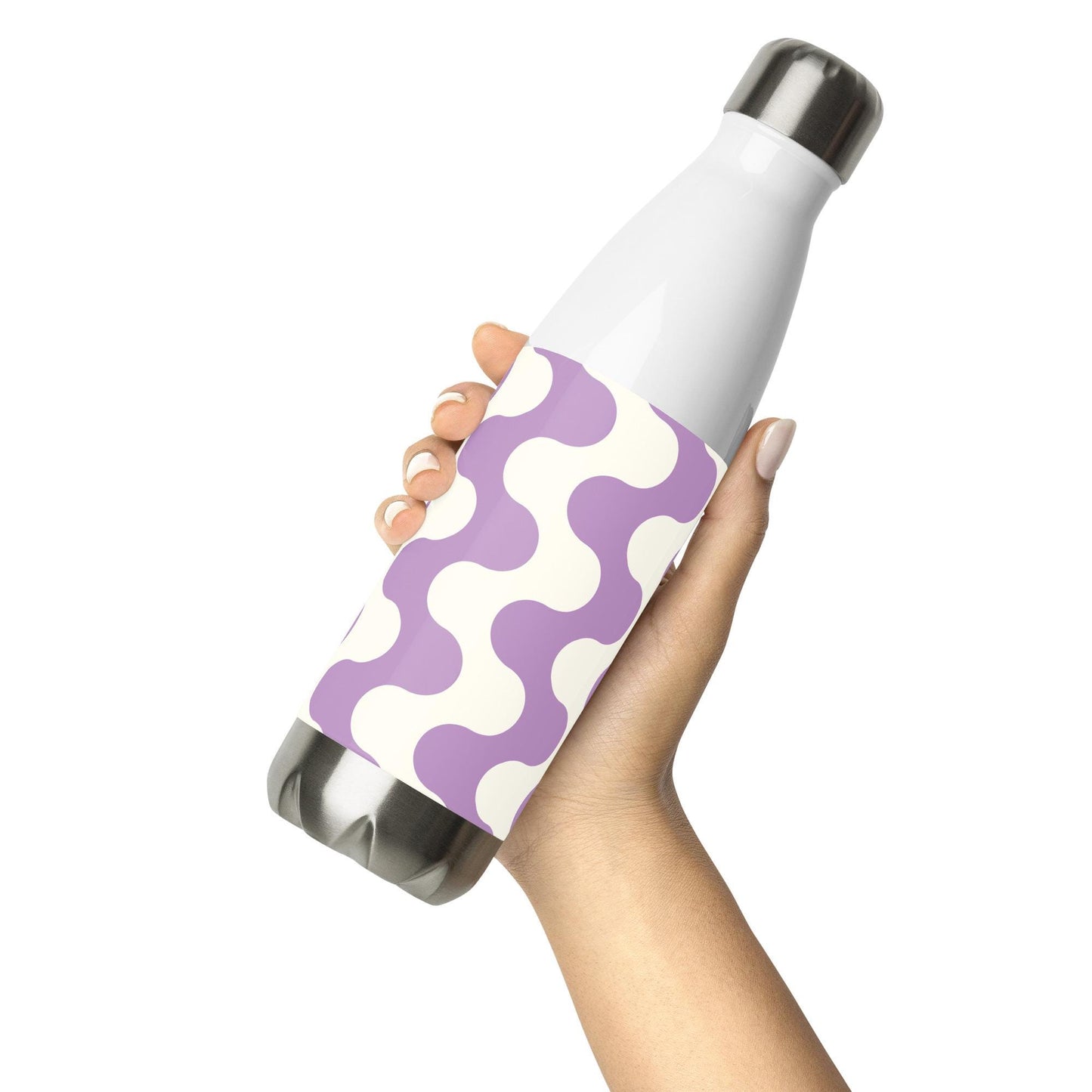 Bouteille en Inox - Gourde Étanche Isotherme en Acier Inoxydable – Design Graphique - Durable – Bureau, Sport, Camping, Randonnée, cadeau