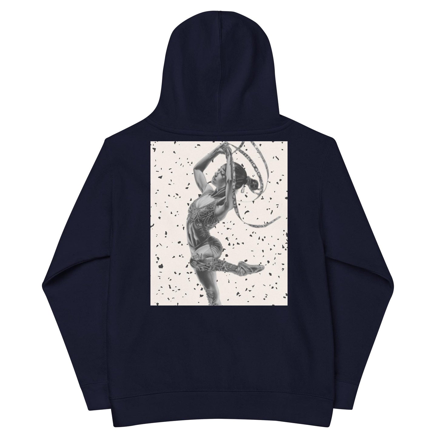 Sweat à Capuche pour Petite Fille en Coton mélangé avec Motif Imprimé - Pull chaud et doux pour enfant, hoodie mignon hiver cocooning cadeau
