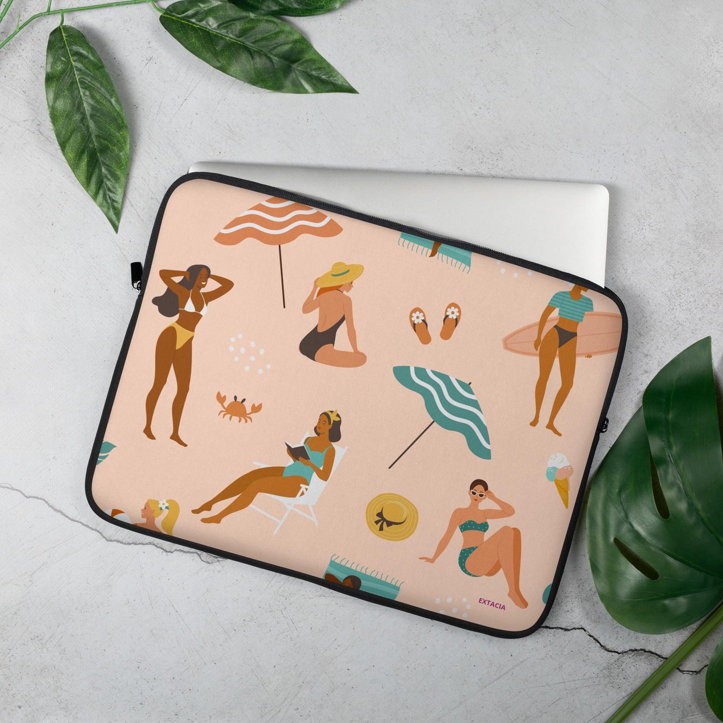 Housse Pour Ordinateur Portable Minimaliste - Sacoche de Protection Étanche et Légère - Bureau, Voyage, cadeau, anniversaire, noël, travail