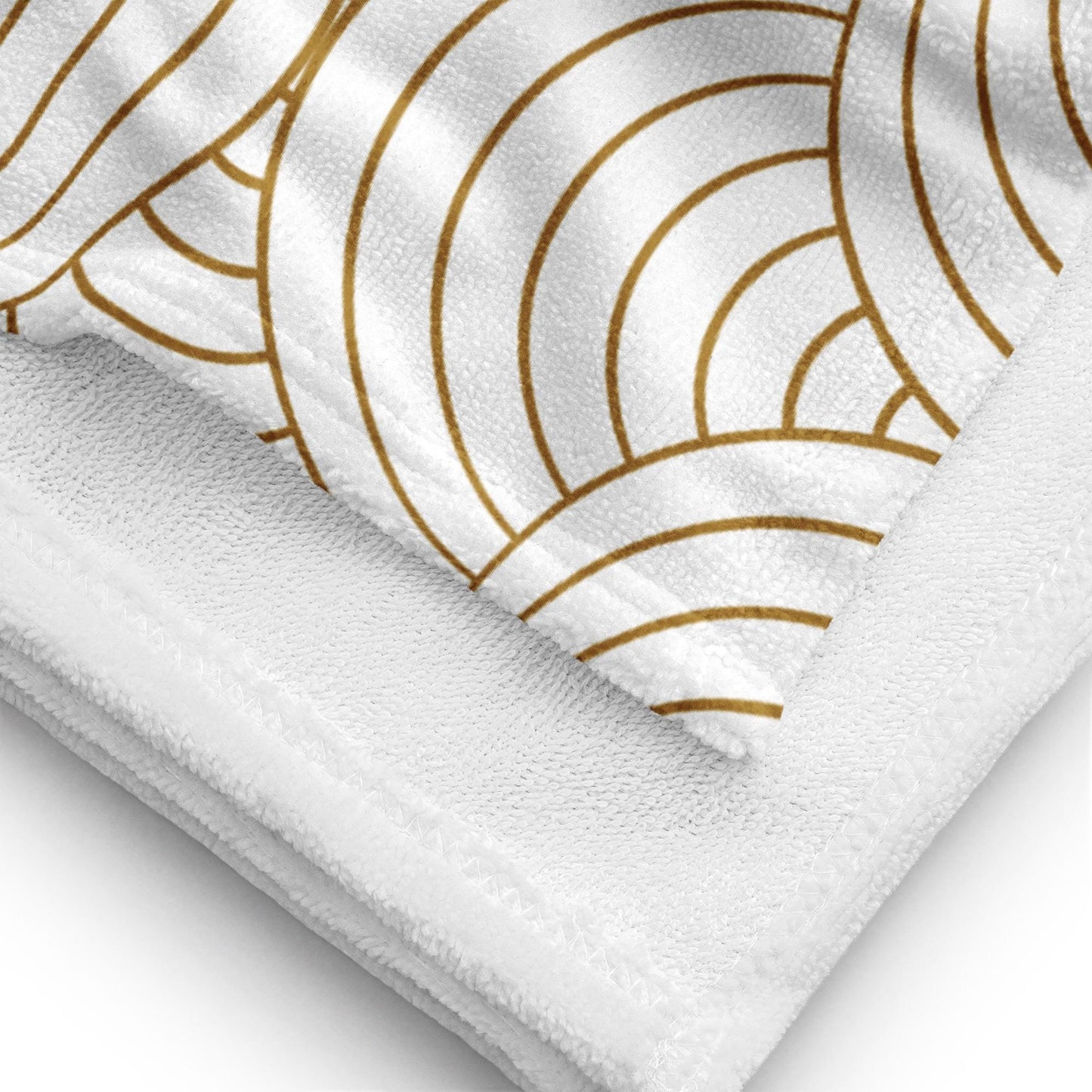 Serviette de Bain en Coton – Serviette de plage - Douce, Absorbante et Compacte - Voyage, Sport, Piscine surf - Design Minimaliste Graphique