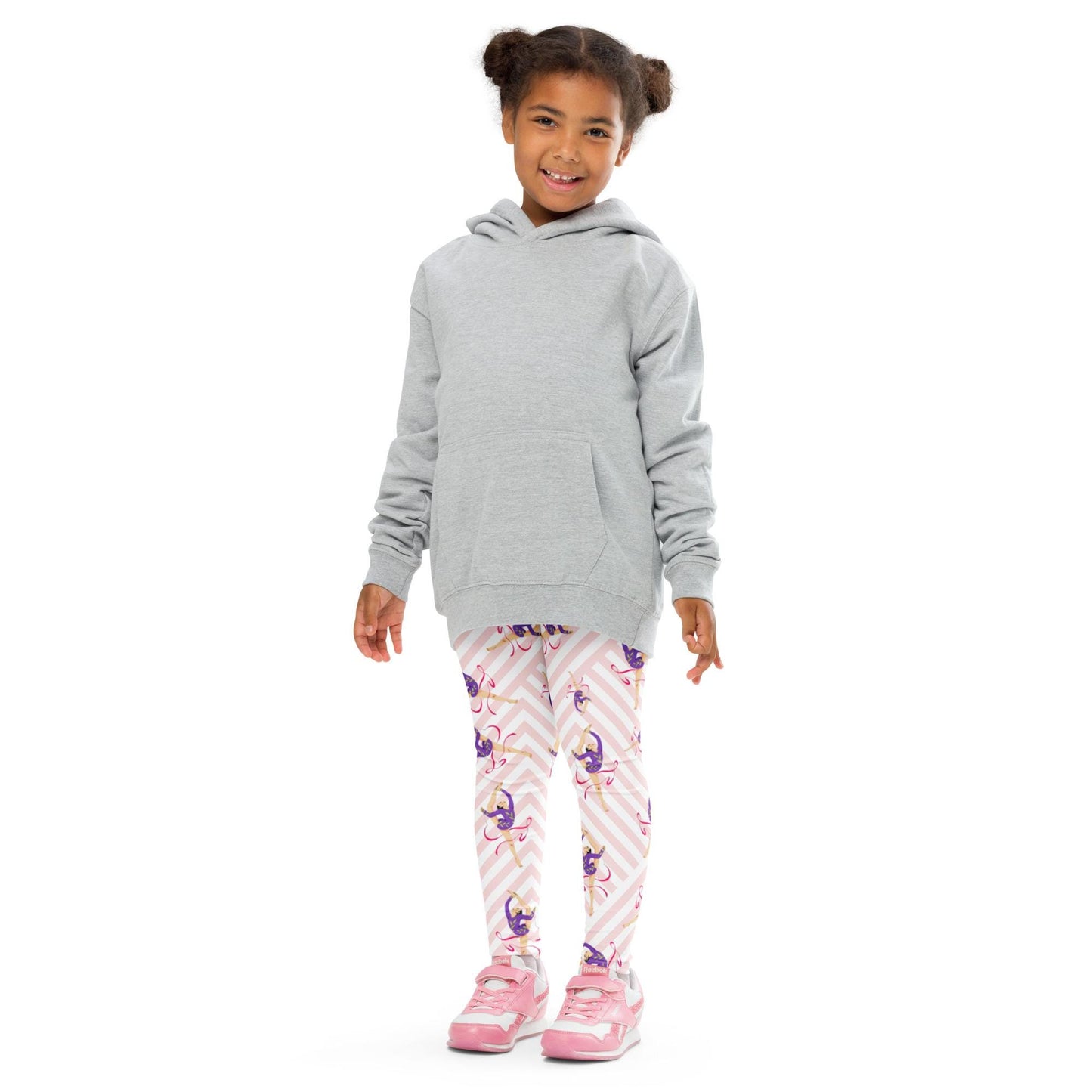 Leggings Bébé et Petite Fille  - Confortable, Doux et Extensible - quotidien, sport, urbain, école, cadeau – Design Danseuse Gymnaste