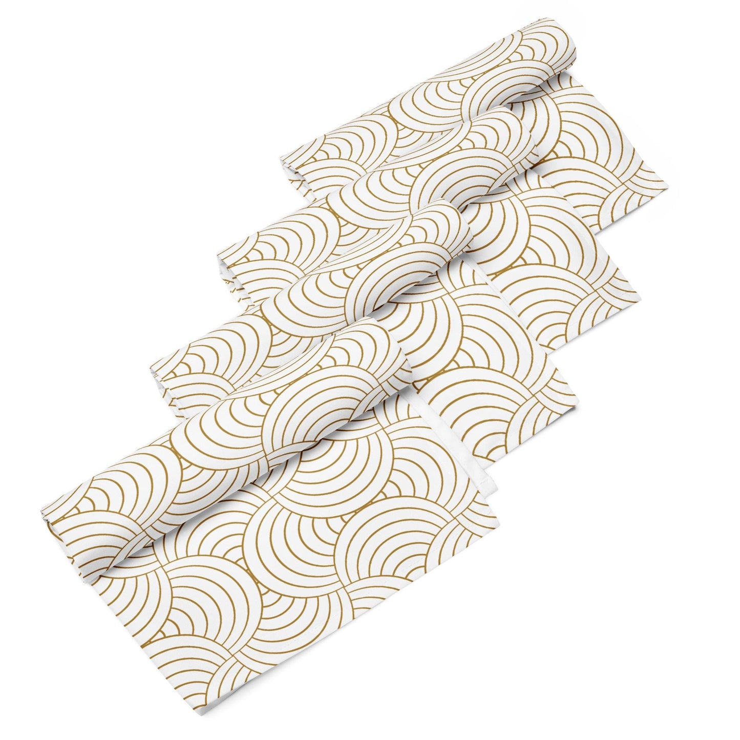 Lot de 4 Serviettes de Table en Tissu – Carrées, Lavables en Machine, Résistantes et Réutilisables - Design, Élégants, Décoration de Table