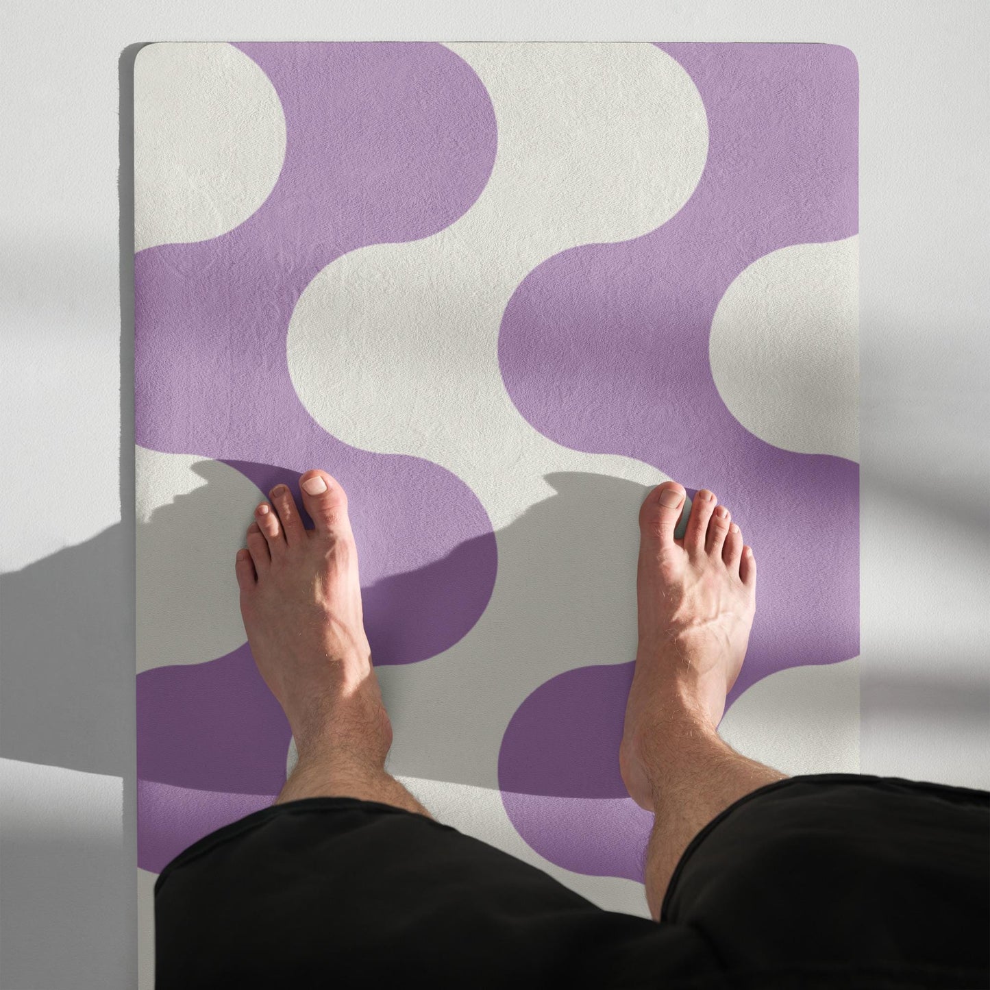Tapis de sport - Tapis de Yoga - Antidérapant en Microfibre – Léger, Écologique et Durable - Pilates, Fitness, entrainement – cadeau