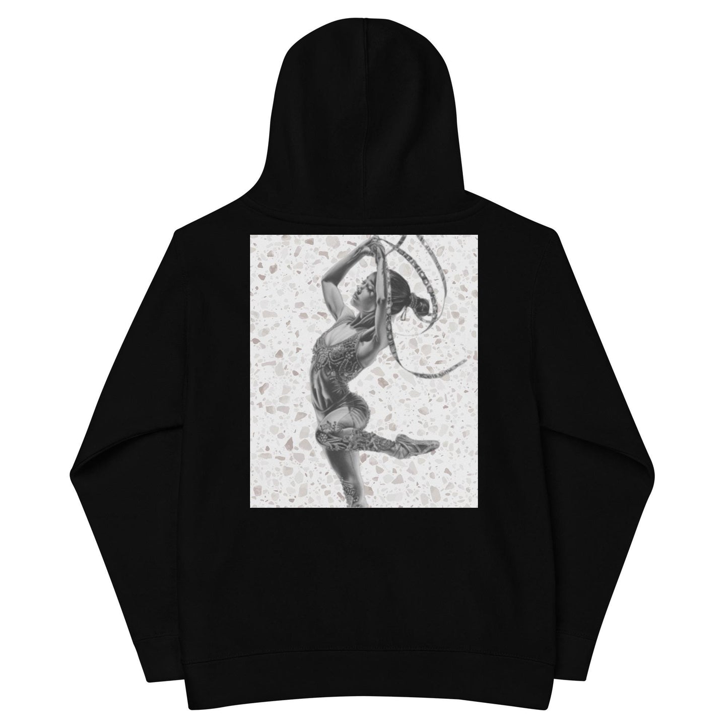 Sweat à Capuche pour Petite Fille en Coton mélangé avec Motif Imprimé - Pull chaud et doux pour enfant, hoodie mignon hiver cocooning cadeau