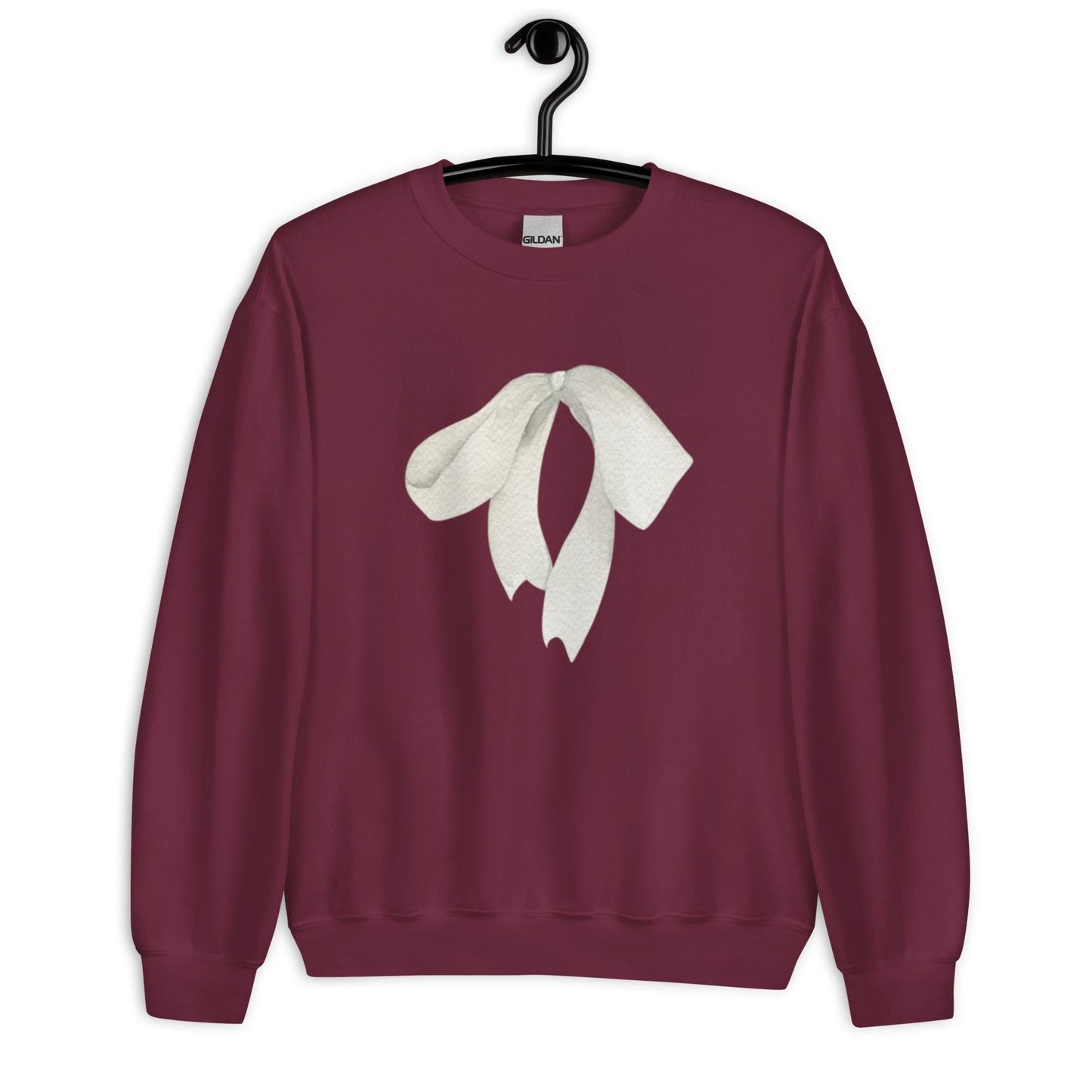 Sweat Minimaliste pour Femme à Col Rond en Coton - Pull Personnalisable, doux, coupe classique, confortable tendance - cadeau d'anniversaire