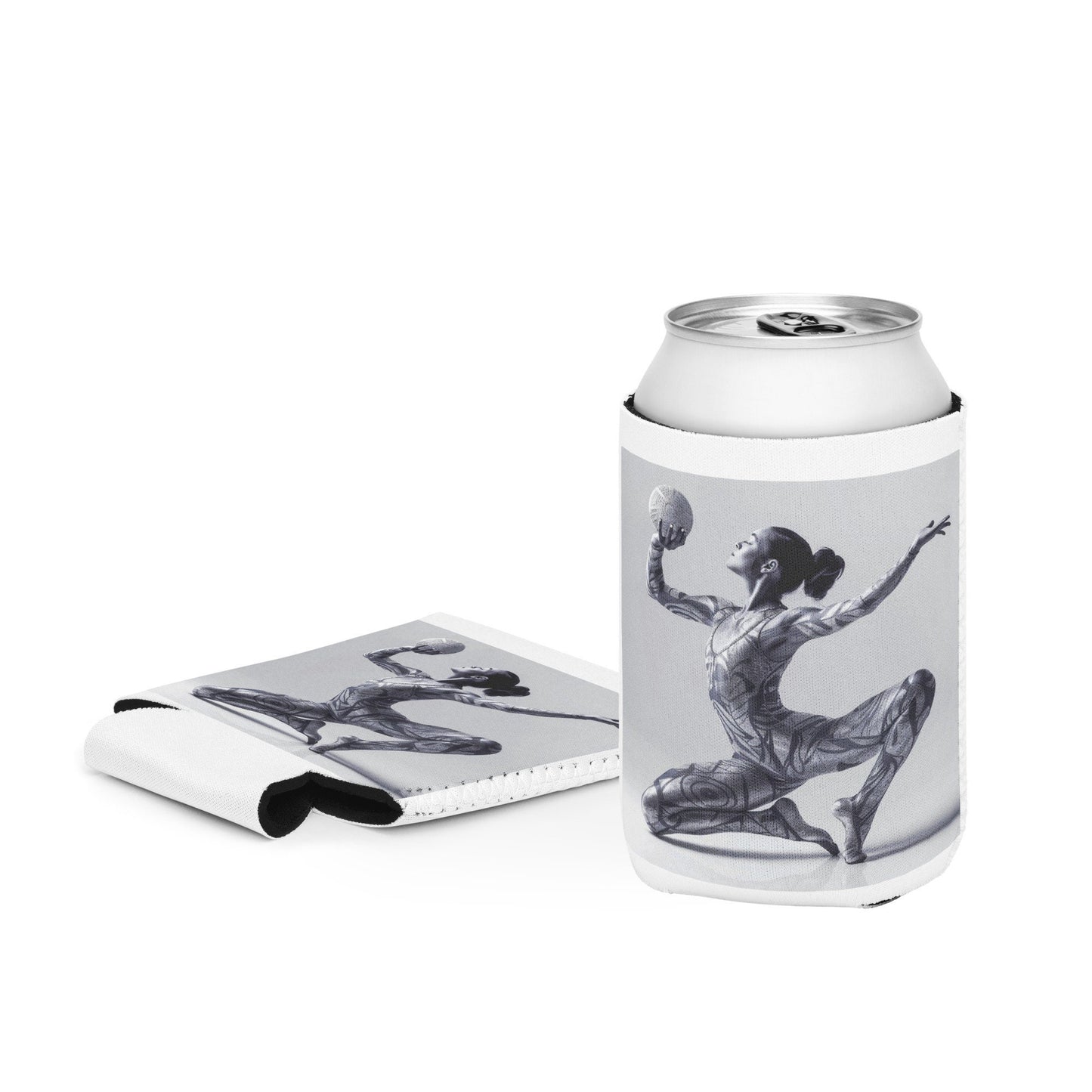 Housse Isotherme, Manchon Refroidisseur - pour Boisson Bouteille canette, anti-condensation réutilisable - Design Danseuse, Gymnaste