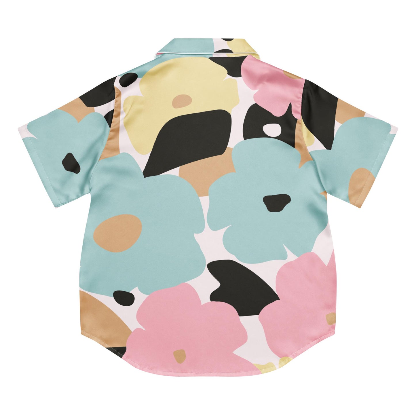 Chemisier - Haut de Pyjama à Manches Courtes pour Femme – Léger, Doux et Confortable - Élégant, cadeau d'anniversaire, fête des mères