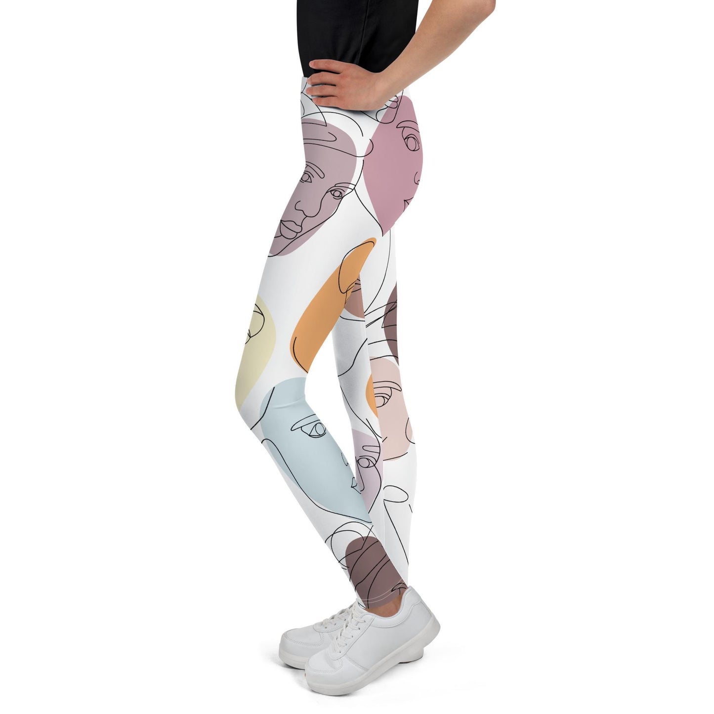 Leggings pour fille ado – pantalon de sport confortable et stretch pour yoga, gym et danse, sport, ballet, école, cadeau - legging