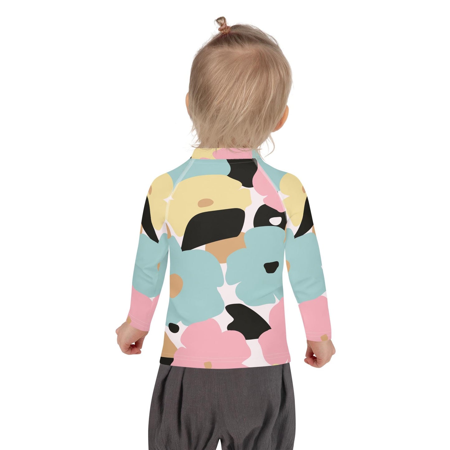 Rash Guard – T-Shirt de Compression pour Bébé et Petite Fille, Séchage Rapide et Protection UV - Natation, nage, Sport, Surf, gymnastique