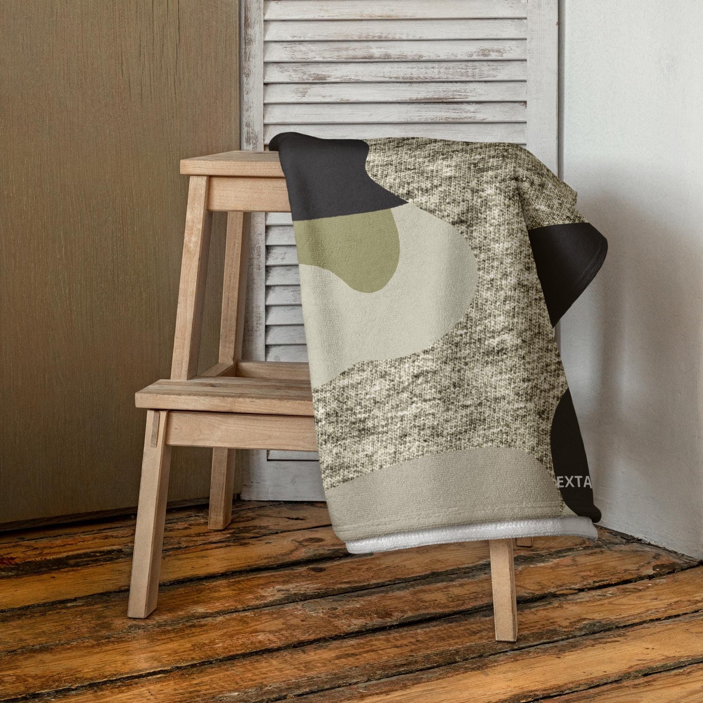 Serviette de Bain en Coton – Serviette de plage - Douce, Absorbante, Compacte - Voyage Sport Piscine Design Minimalist Camouflage Militaire