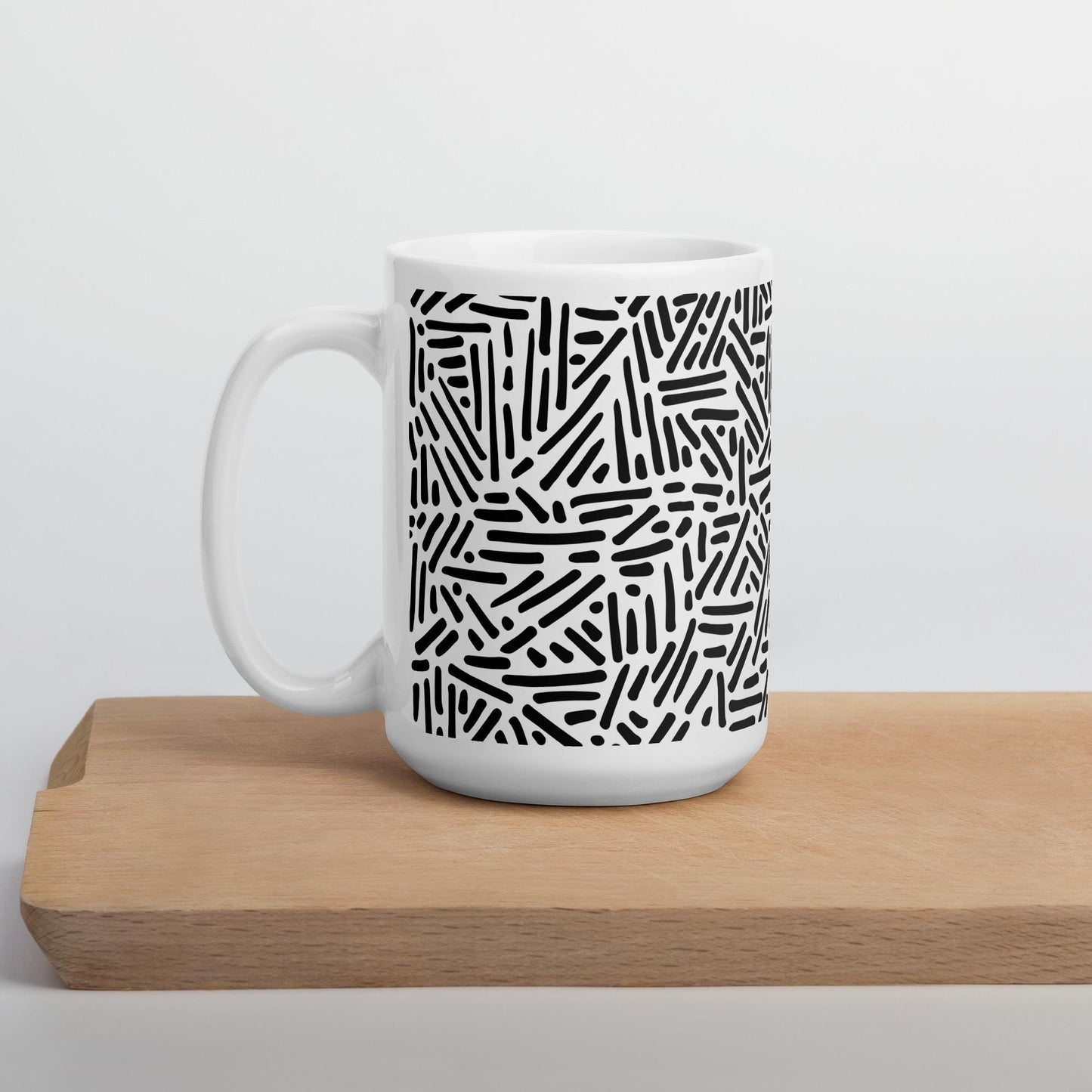 Mug en Céramique – 11, 15 et 20 oz - Tasse Design et Élégante -  Design Graphique - Personnalisable - cadeau, bureau, déco cuisine