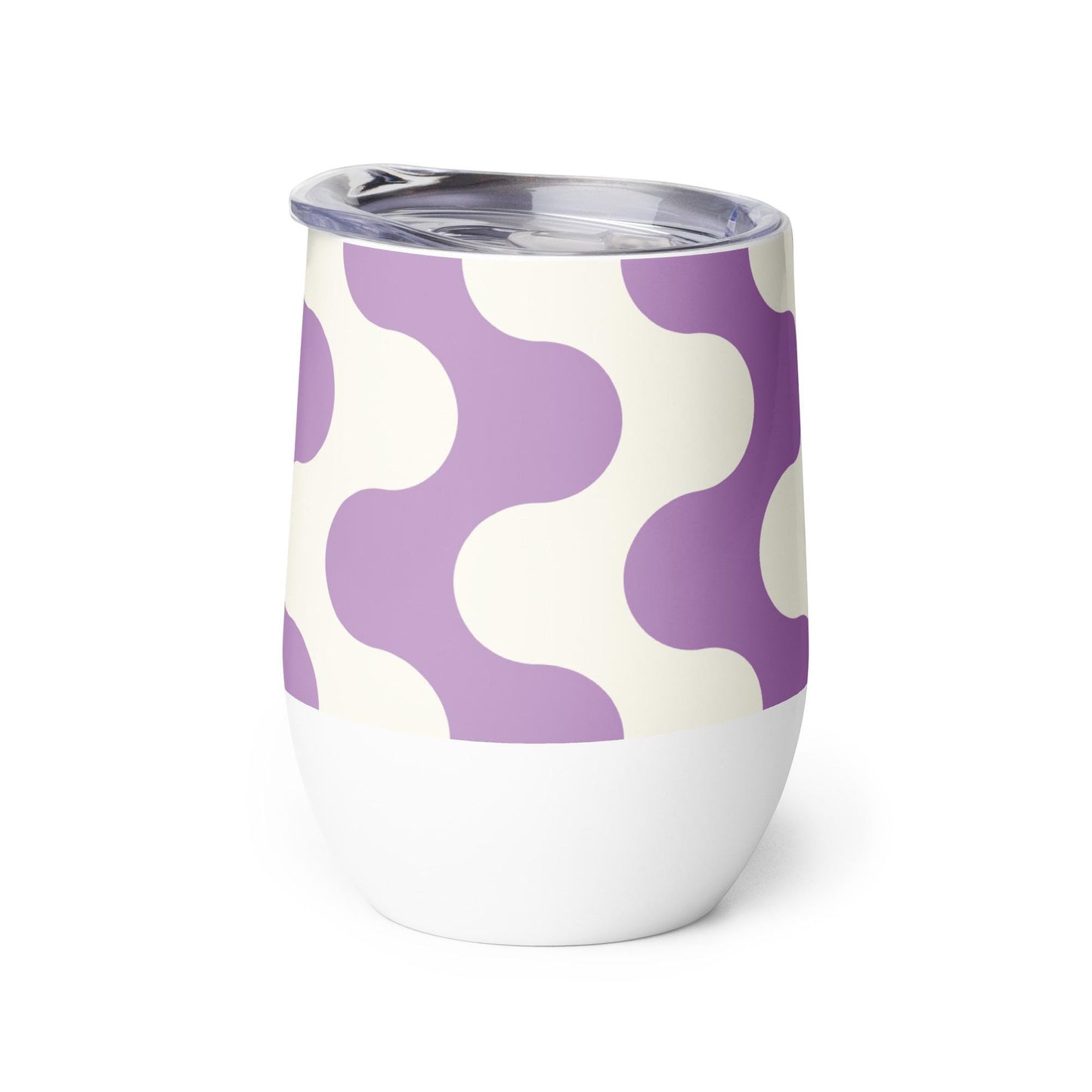 Mug Isotherme Inox - Petit Thermos Isotherme en Acier Inoxydable – Design Graphique - Mug de Voyage, Gobelet à Vin, Café, Thé, Étanche